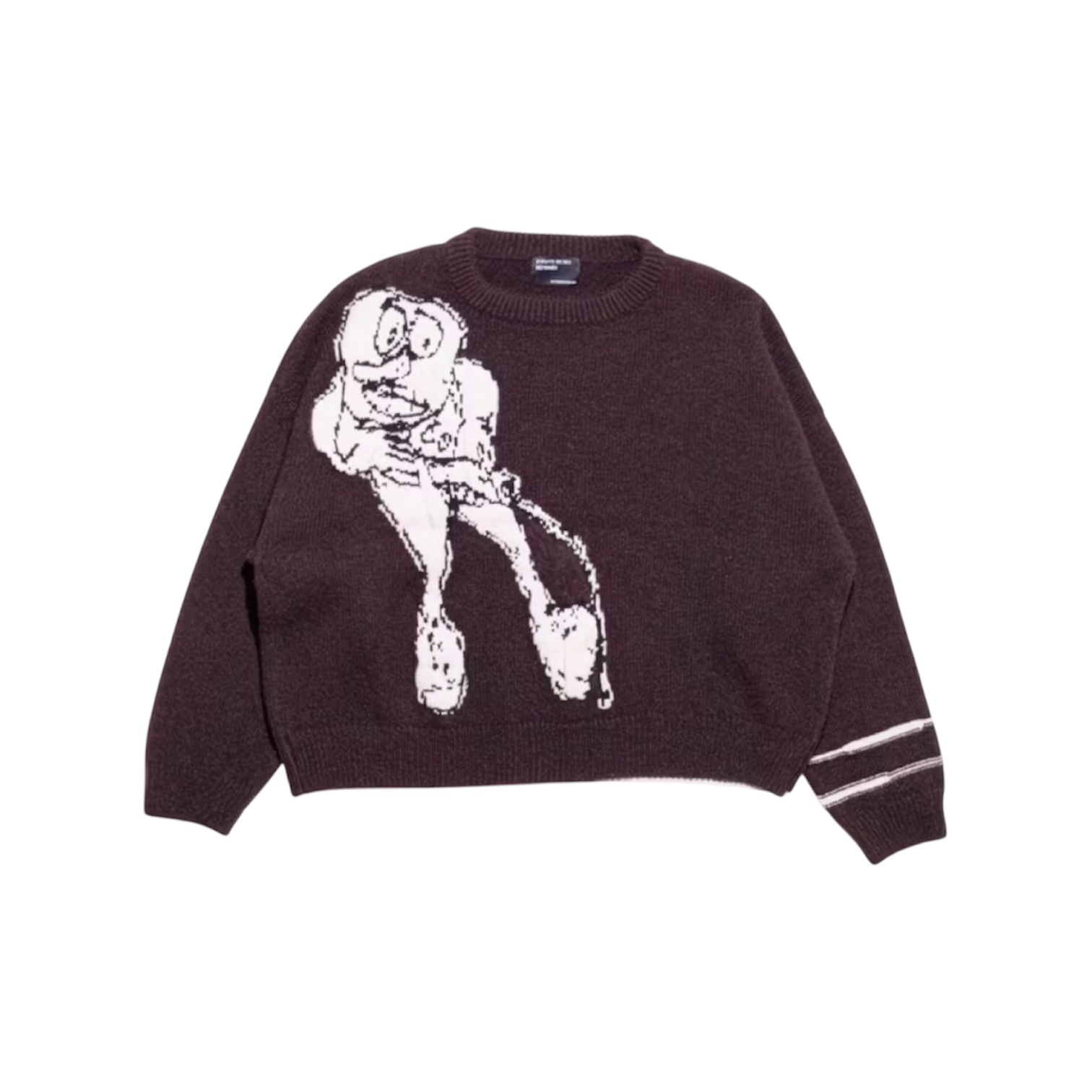 “Jean D. Cashmere-Jacquard” Sweater (Brown) — Enfants Riches Déprimés