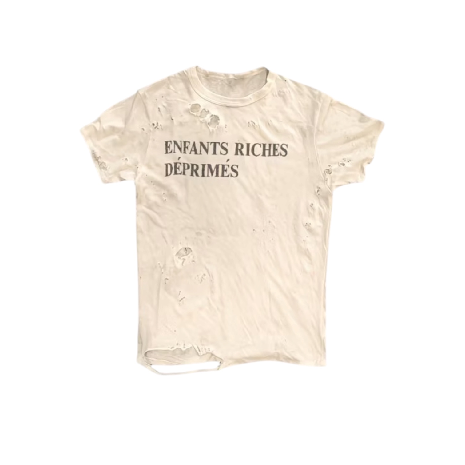 “Classic Logo Distressed” Tee — Enfants Riches Déprimés