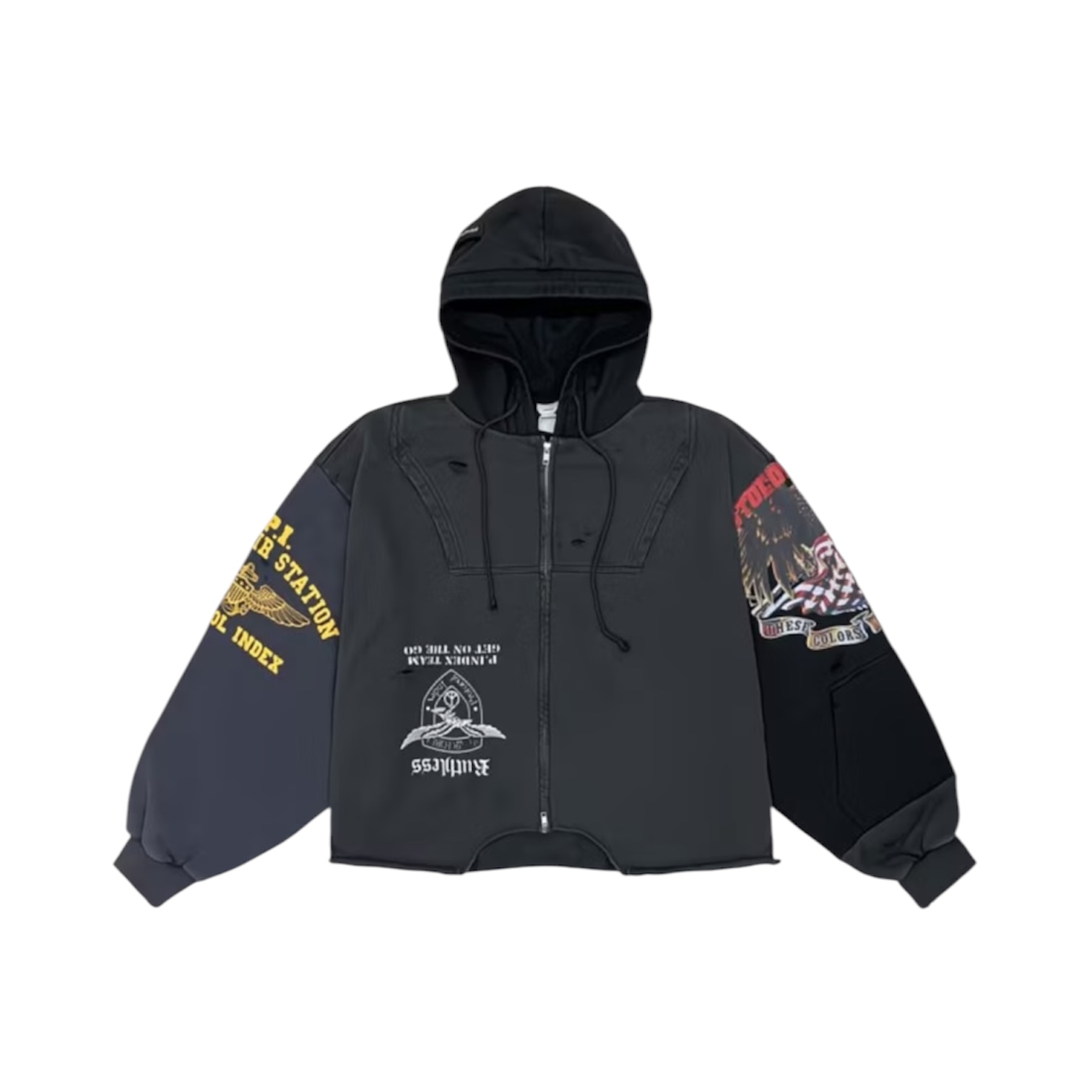 “Upside Down” Zip Hoodie — Protocol Index