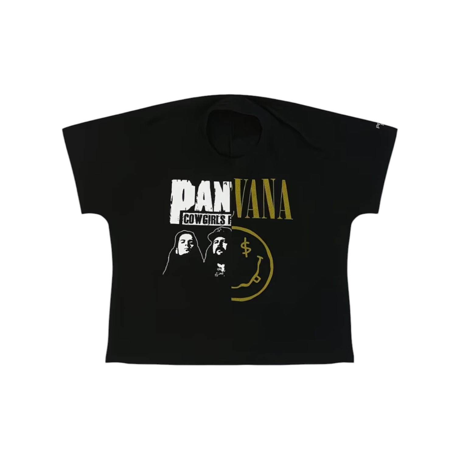 “Fake Shoulder Seam” Tee (Black) — Protocol Index