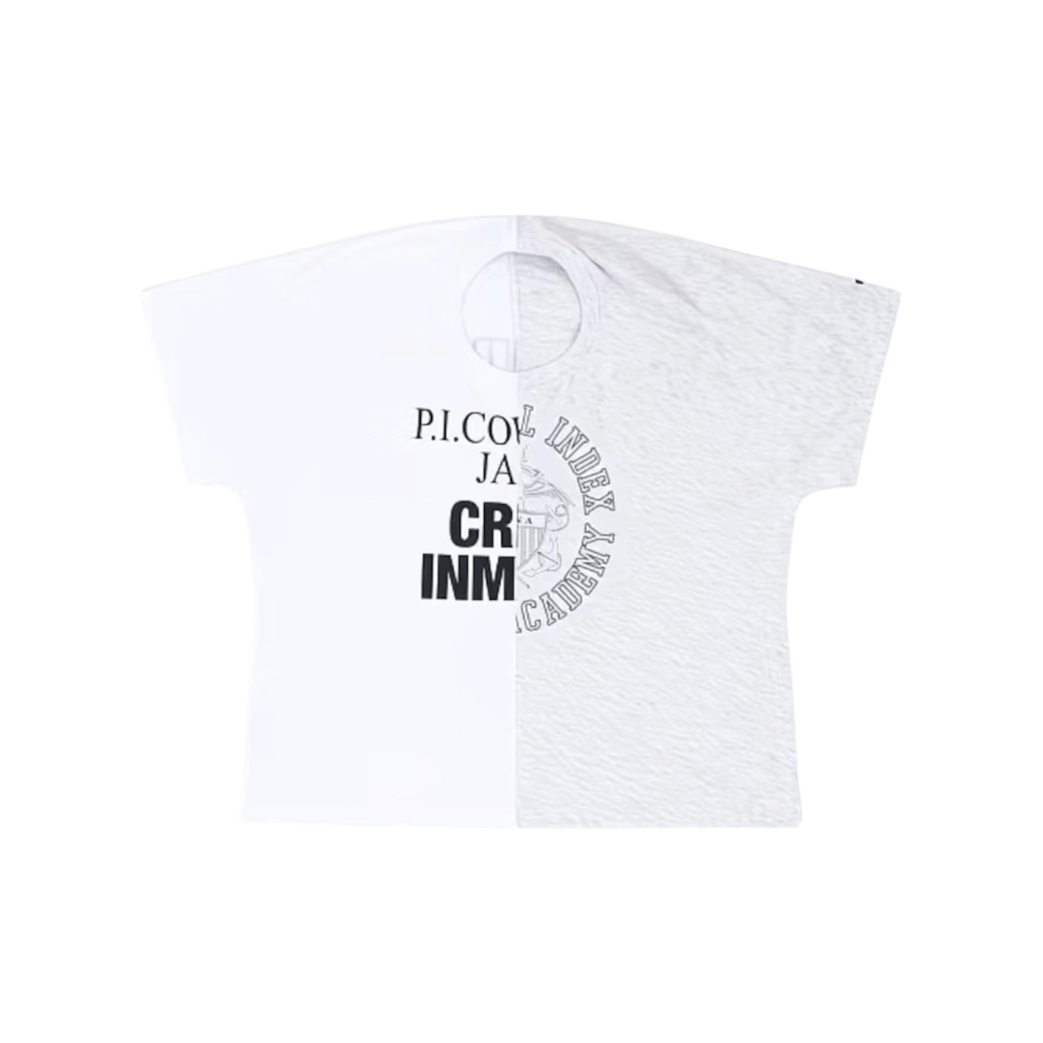 “Fake Shoulder Seam“ Tee (White) — Protocol Index