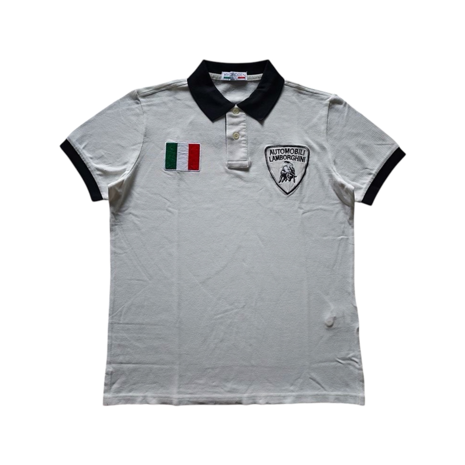 “Automobili Lamborghini Special Edition” Polo Tee (White) — Hydrogen