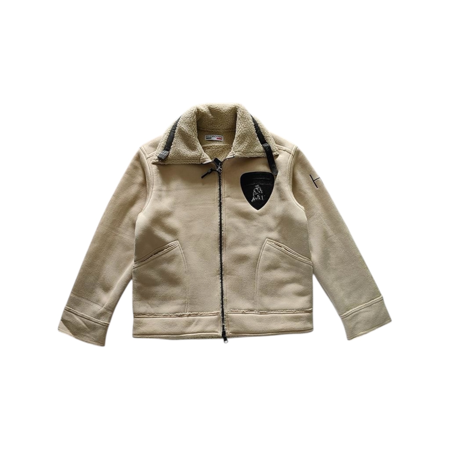 “Automobili Lamborghini Shearling” Jacket — Hydrogen