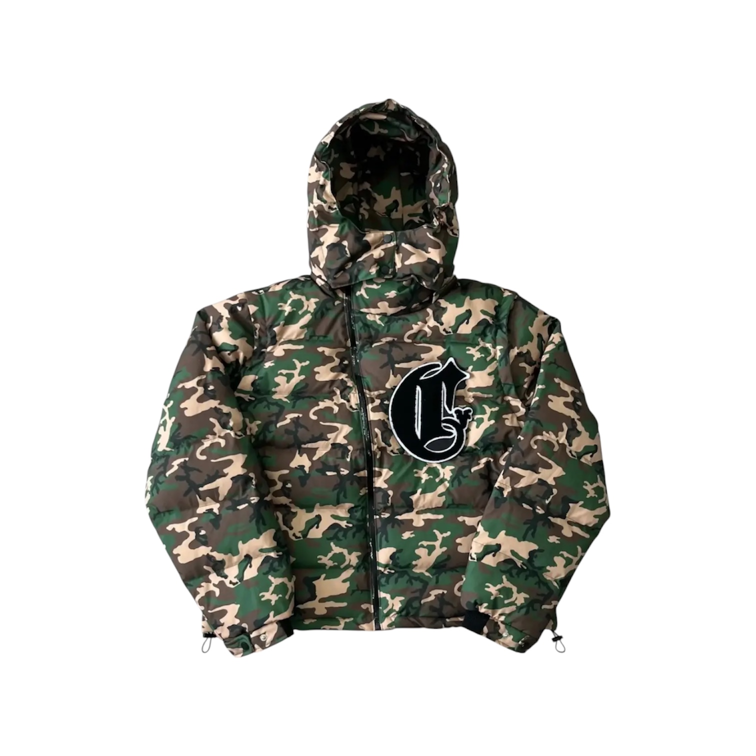 “Green Technical Puffer” Jacket — Corvidae