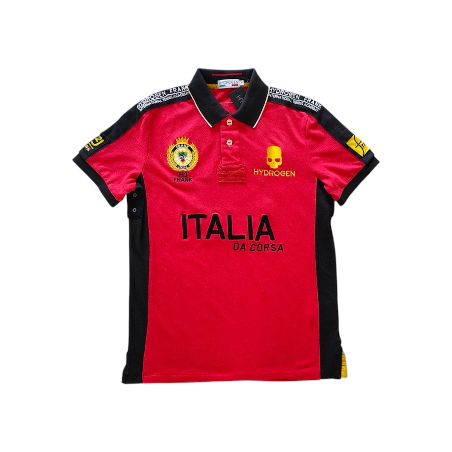 “Italia Da Corsa” Polo (Red) — Hydrogen