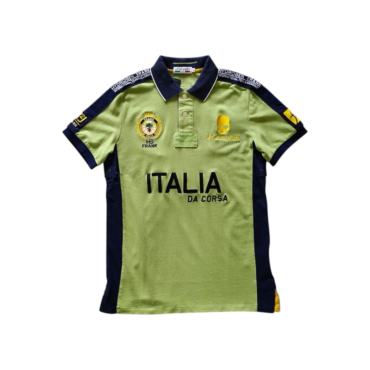“Italia Da Corsa” Polo (Green) — Hydrogen