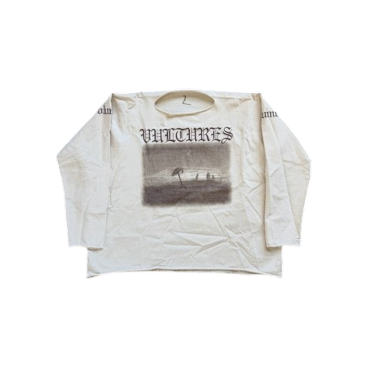 “Vultures” Longsleeve (White) — YEEZY x Gosha Rubchinskiy