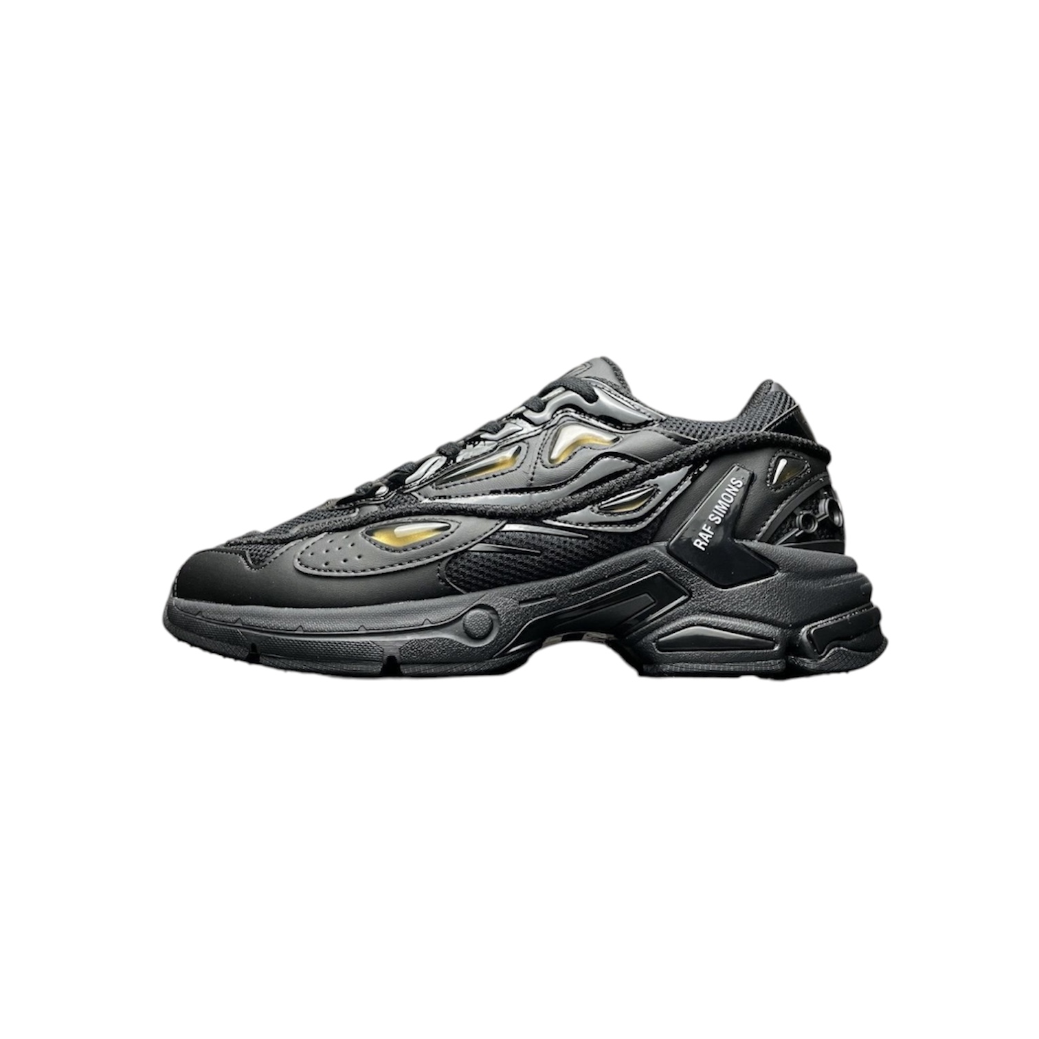 “Pharaxus” Sneakers (Black/Yellow) — Raf Simons