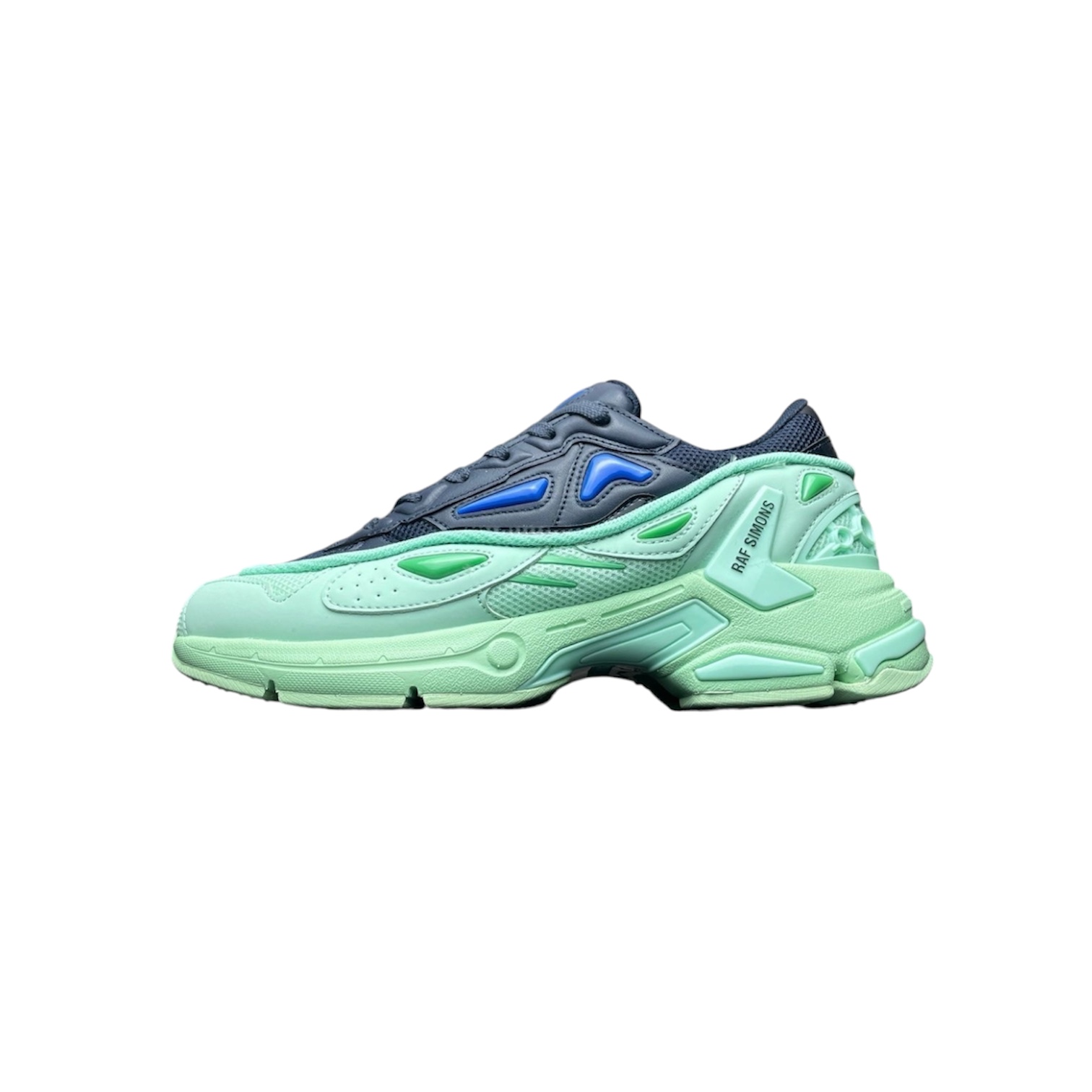 “Pharaxus” Sneakers (Navy/Mint) — Raf Simons
