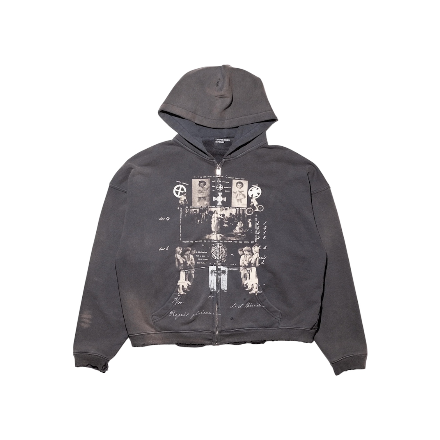 “Diaghilev's Grave” Zip Hoodie — Enfants Riches Déprimés