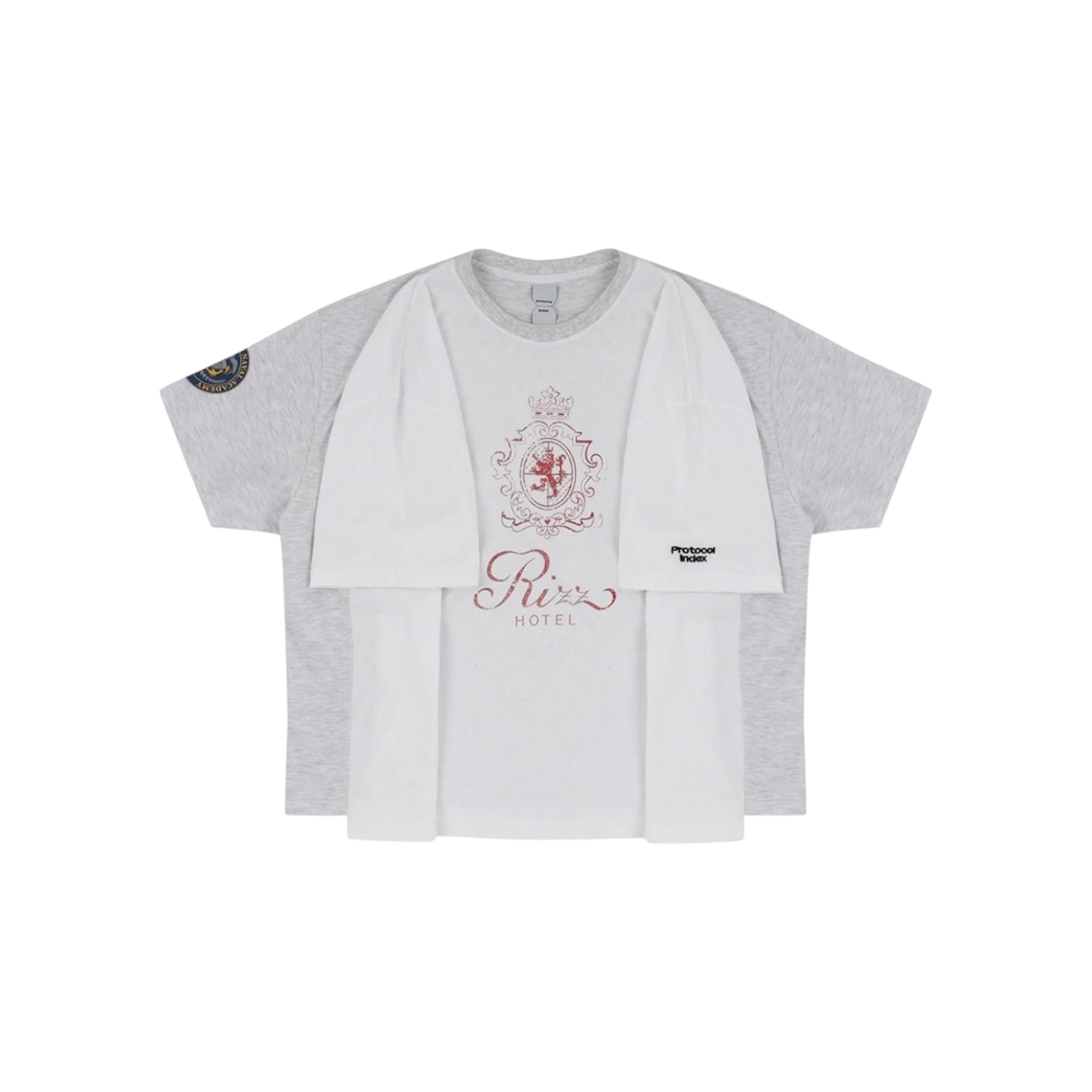 “Four Hands” Tee (White) — Protocol Index