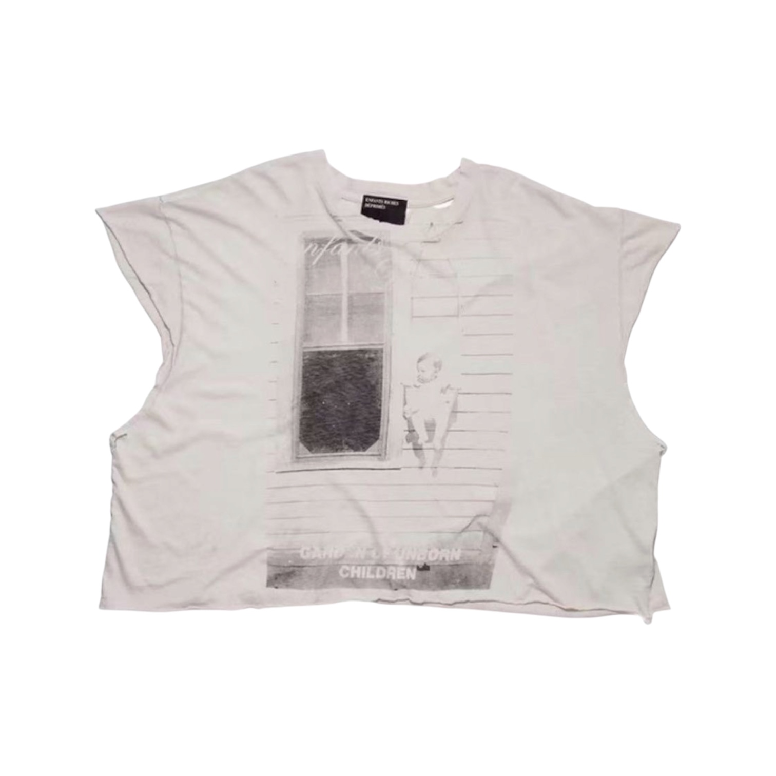 “Garden of Unborn Children” Cut-Off Tee — Enfants Riches Déprimés