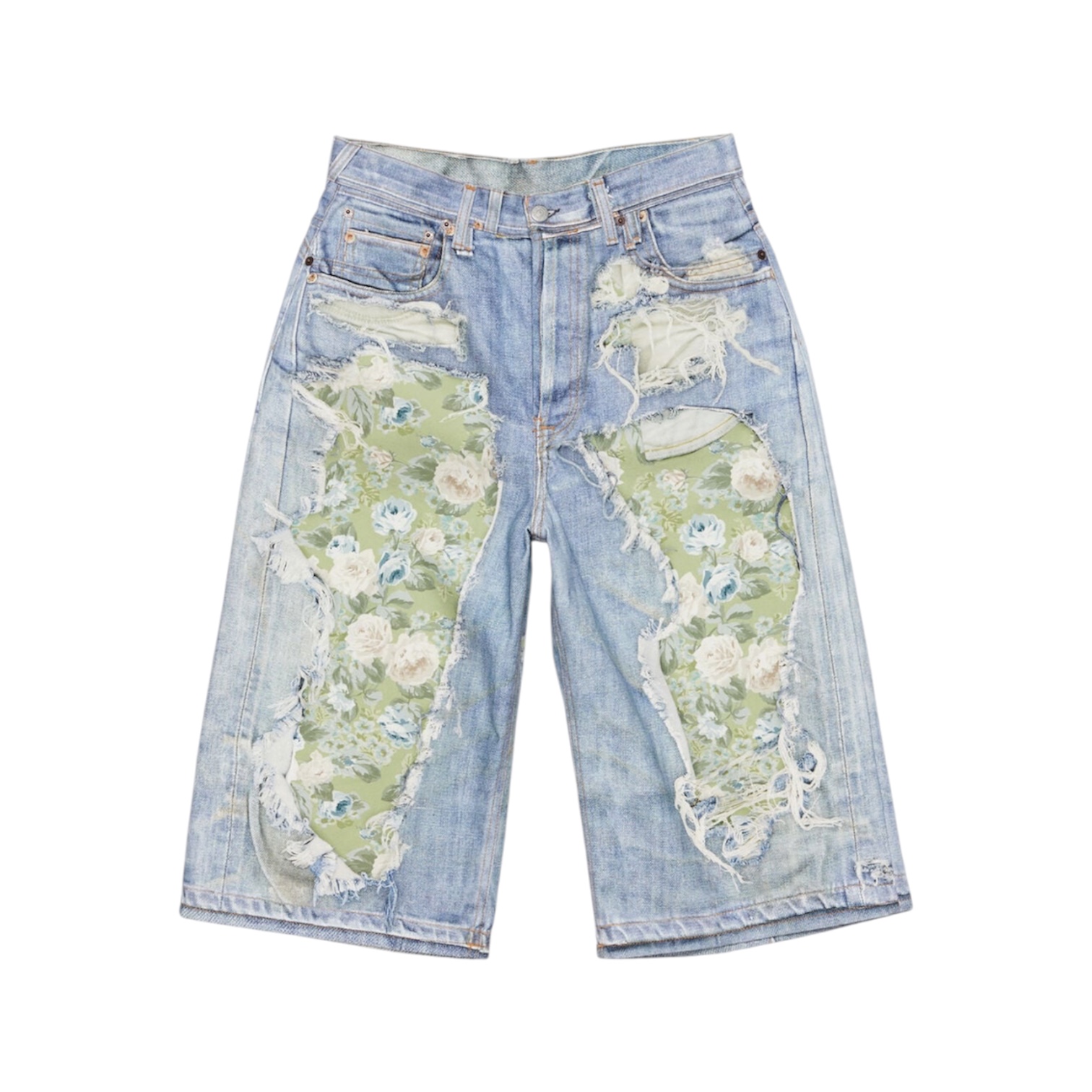 “Trompe-L'œil” Denim Shorts — Acne Studios
