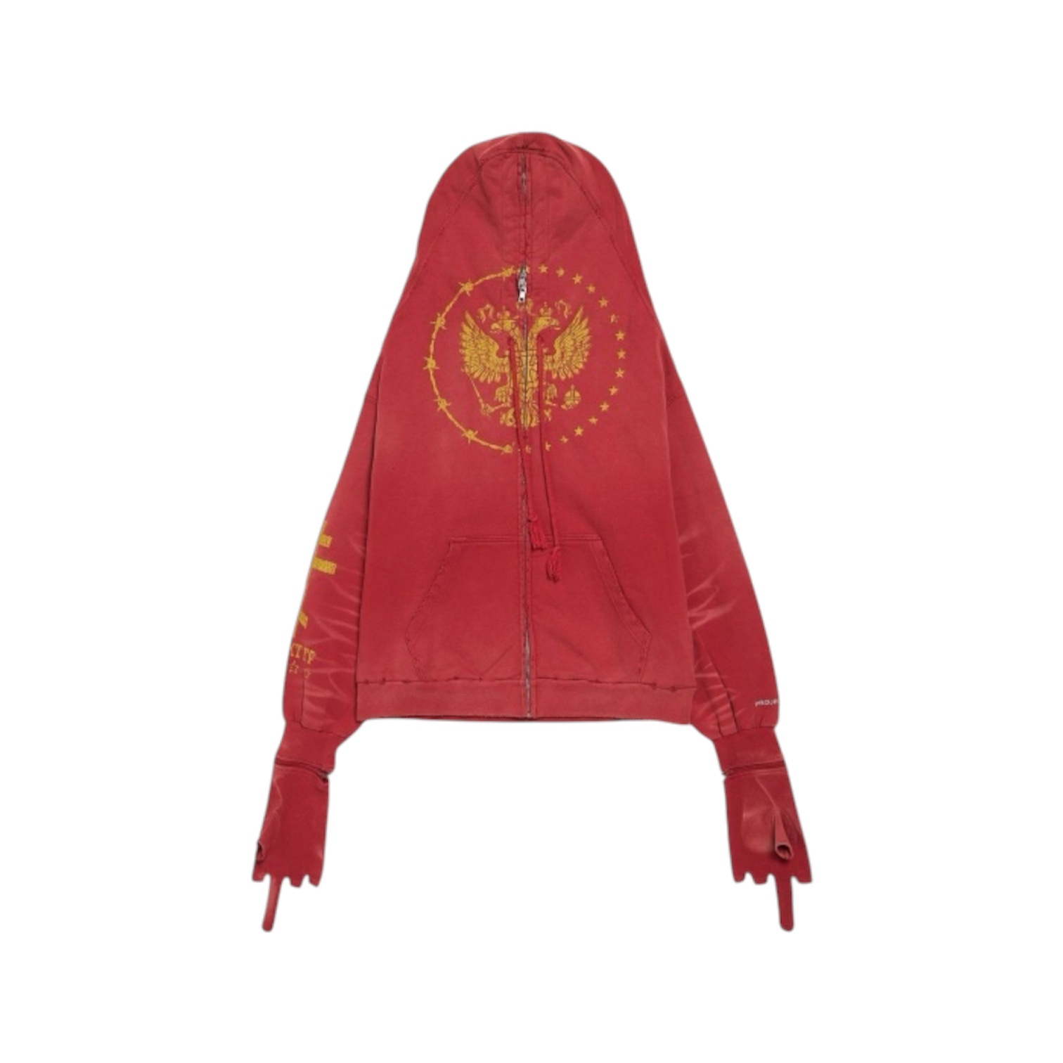 “Zygon” Zip Hoodie (Red) — Project G/R