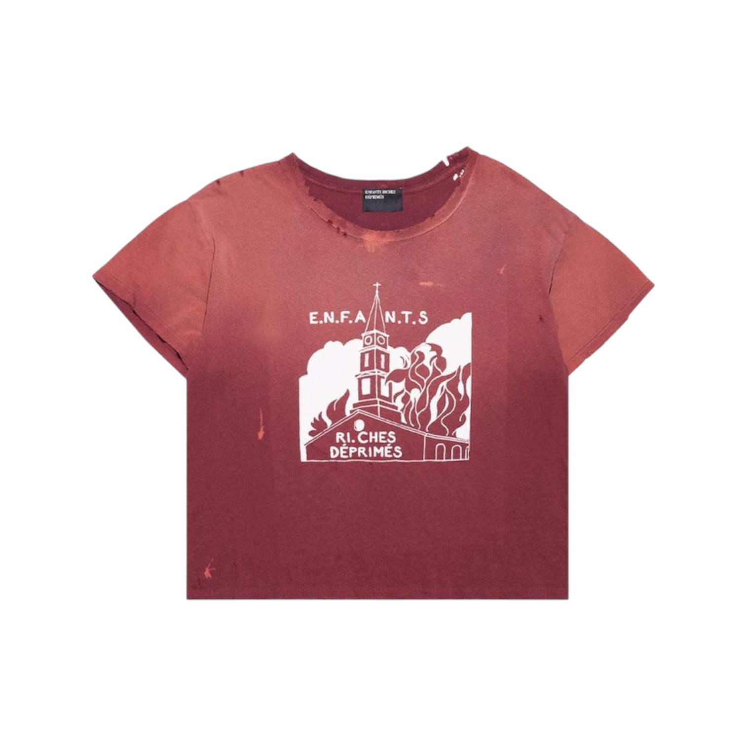 “Burning Church” Tee — Enfants Riches Déprimés
