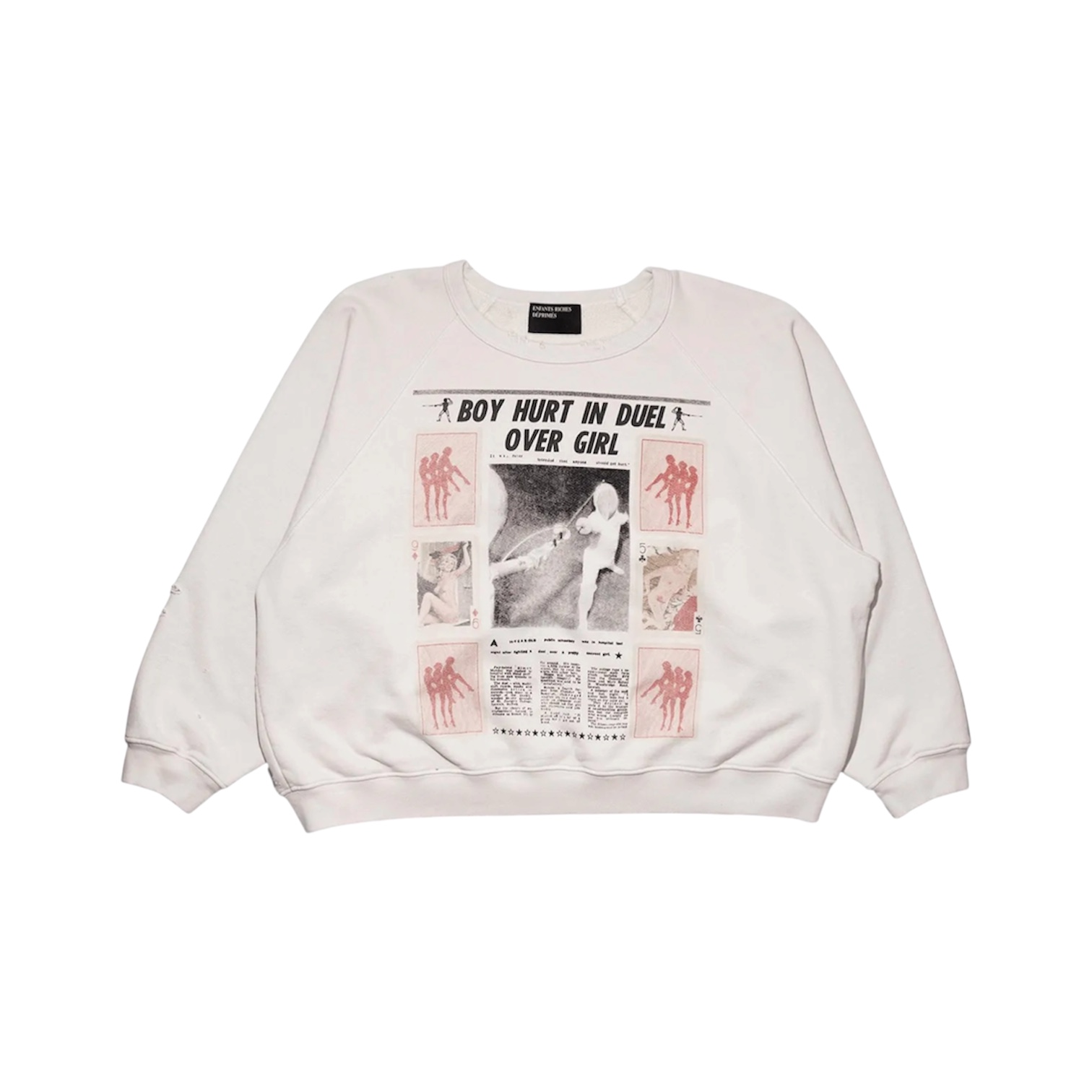 “Boy Hurt in Duel” Sweatshirt — Enfants Riches Déprimés