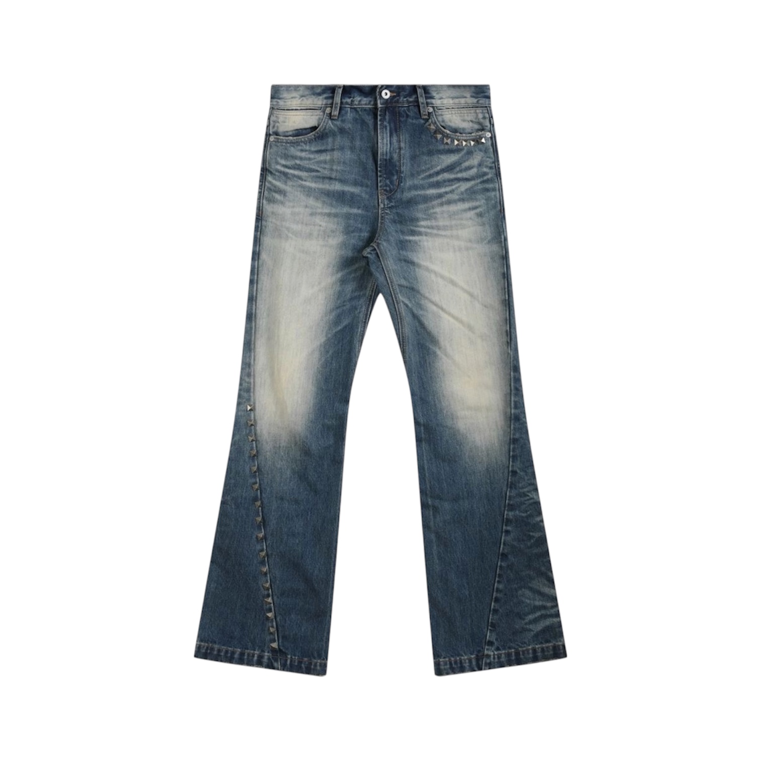 “Wave Claw Flared” Jeans — No E Mosen