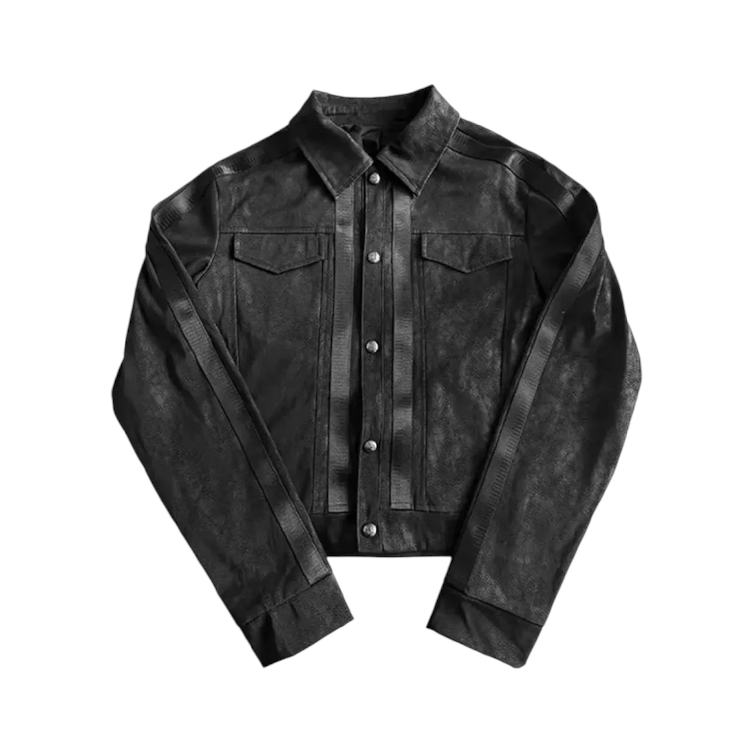 “Caged Bird” Leather Jacket — No E Mosen