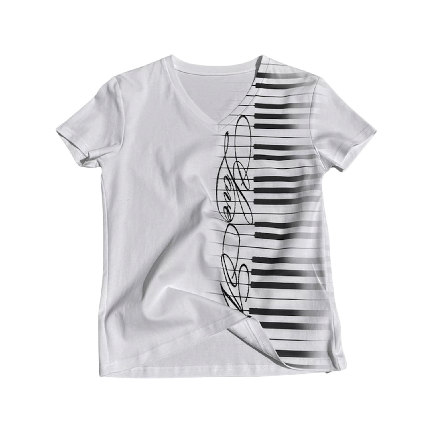 “Keys Treble Clef” Tee — No E Mosen