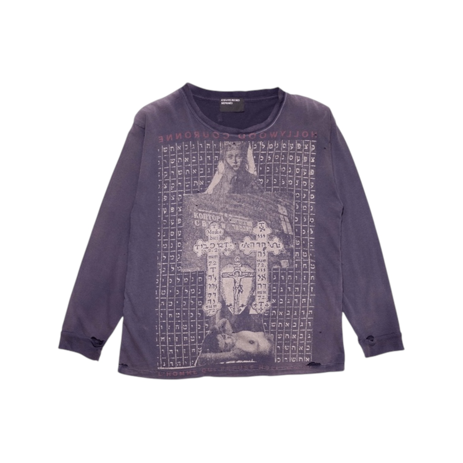 “Hollywood Couronne” Longsleeve — Enfants Riches Déprimés