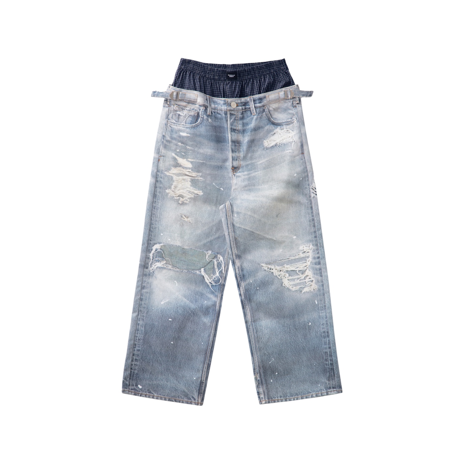 “Trompe-L'œil Layered” Jeans — Protocol Index