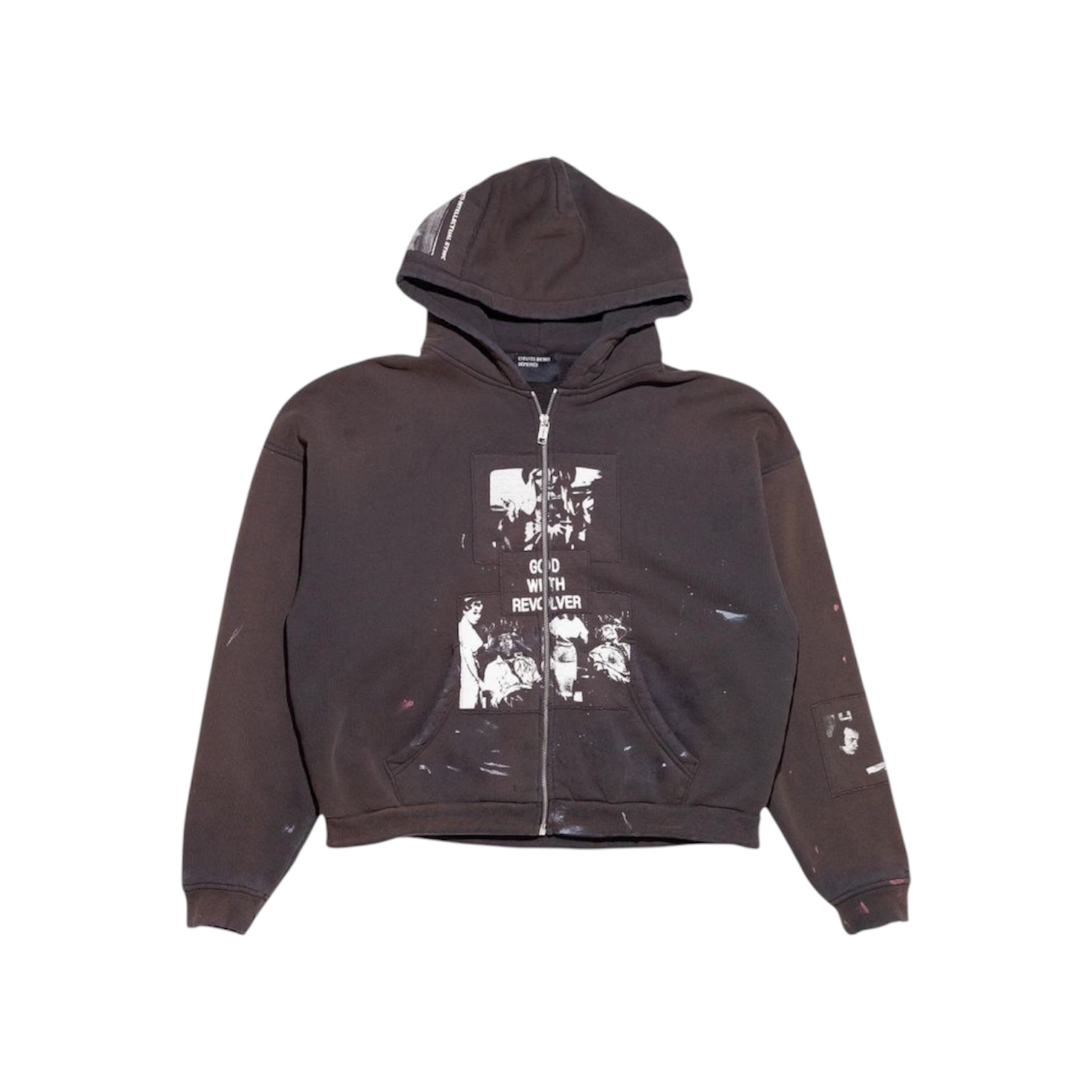 “God With Revolver” Zip Hoodie — Enfants Riches Déprimés