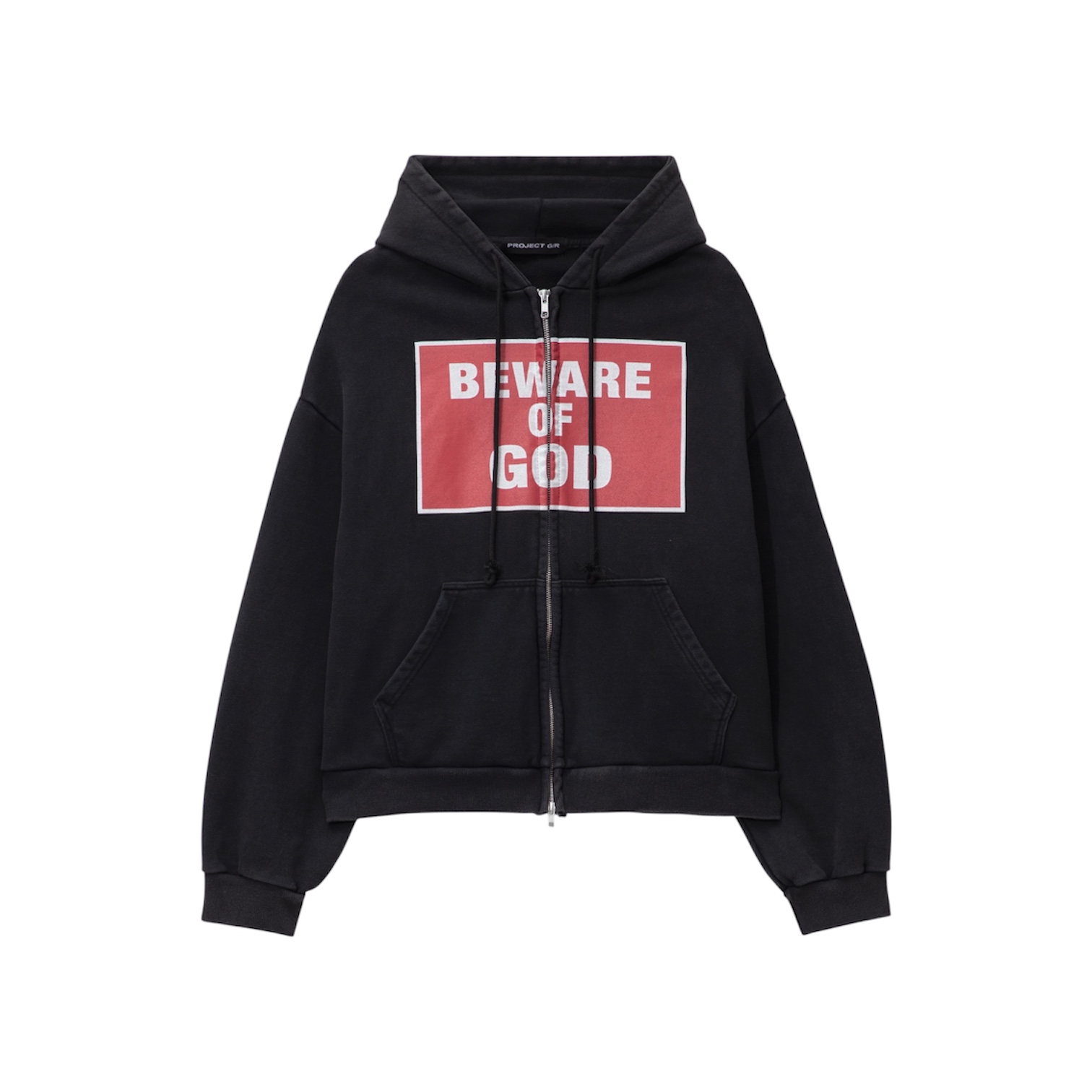 “Beware of God” Zip Hoodie — Project G/R
