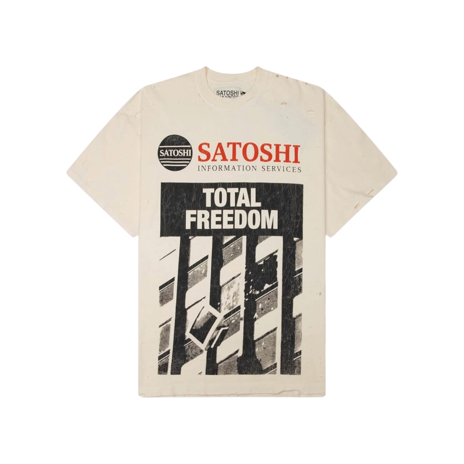 “Total Freedom” Tee — Satoshi Nakamoto