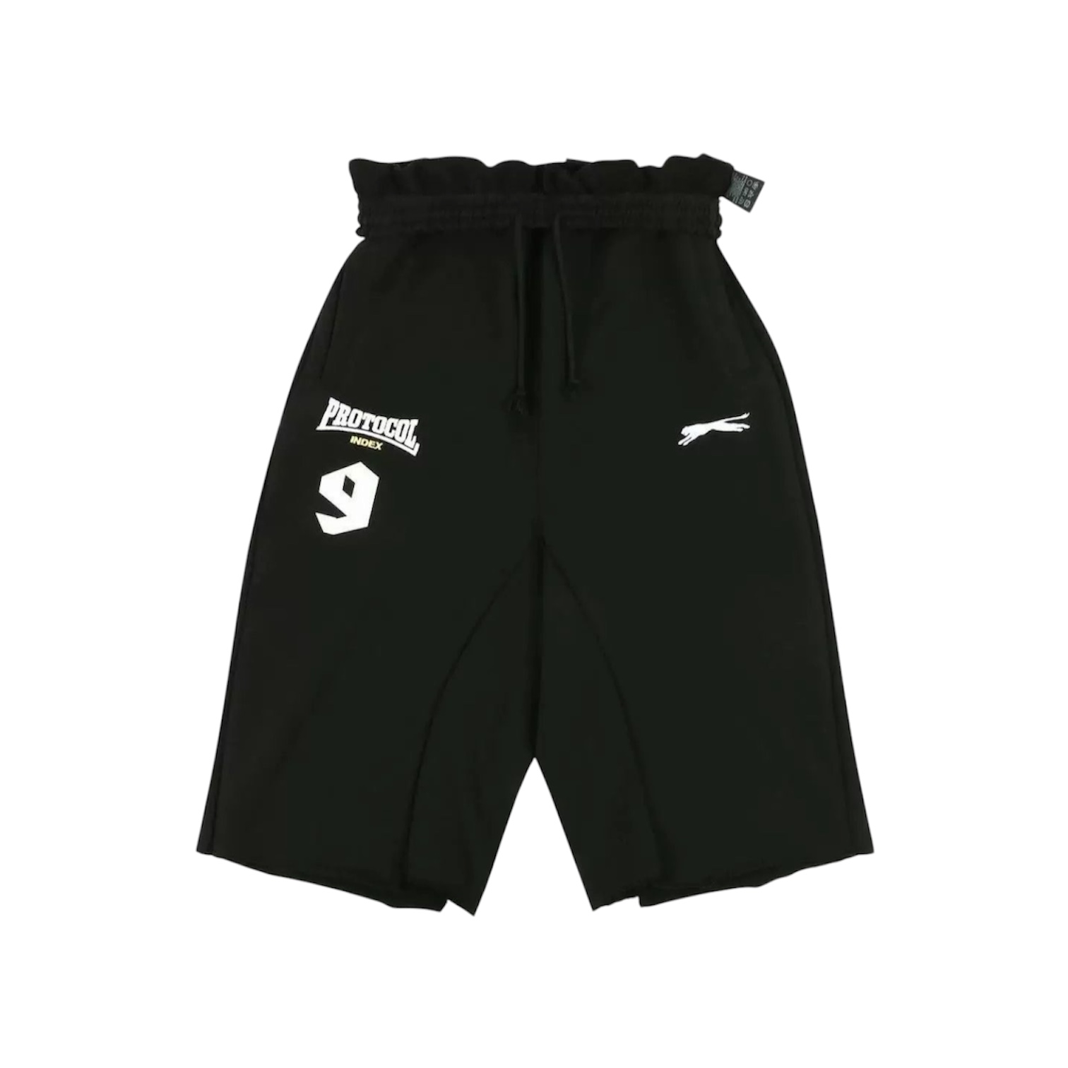 “Folded Waist” Jorts (Black) — Protocol Index