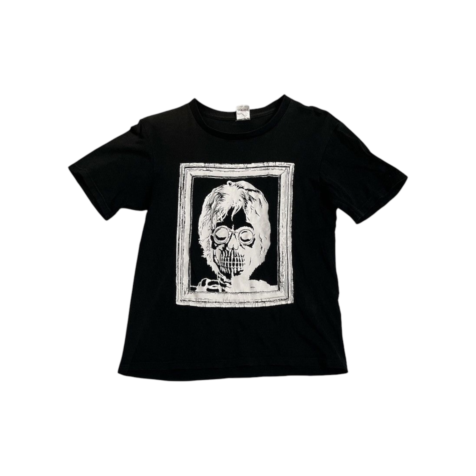 “John Lennon Portrait Skull" Tee (Black) — Number (N)ine