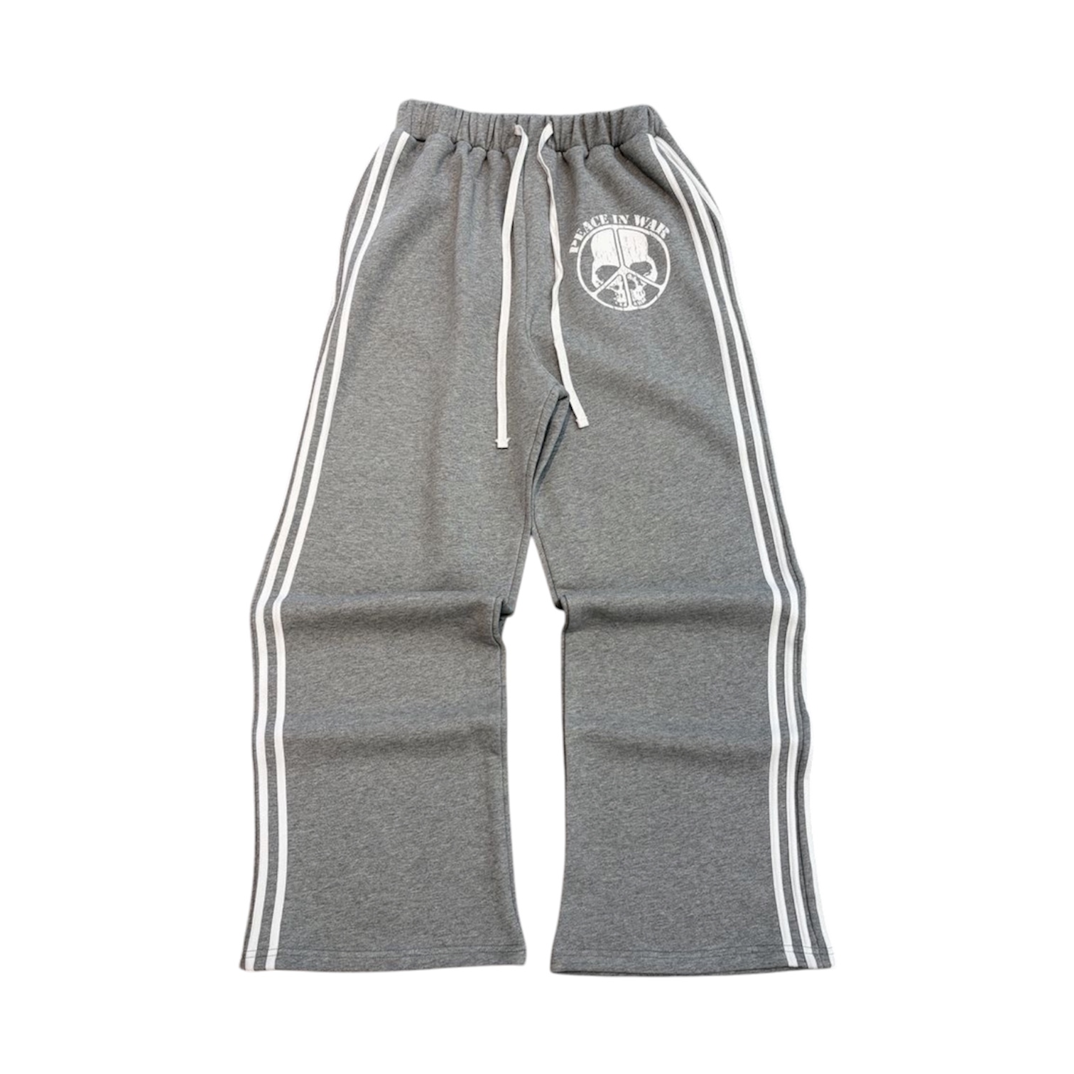 “Skull” Sweatpants (Grey) — PeaceInWar