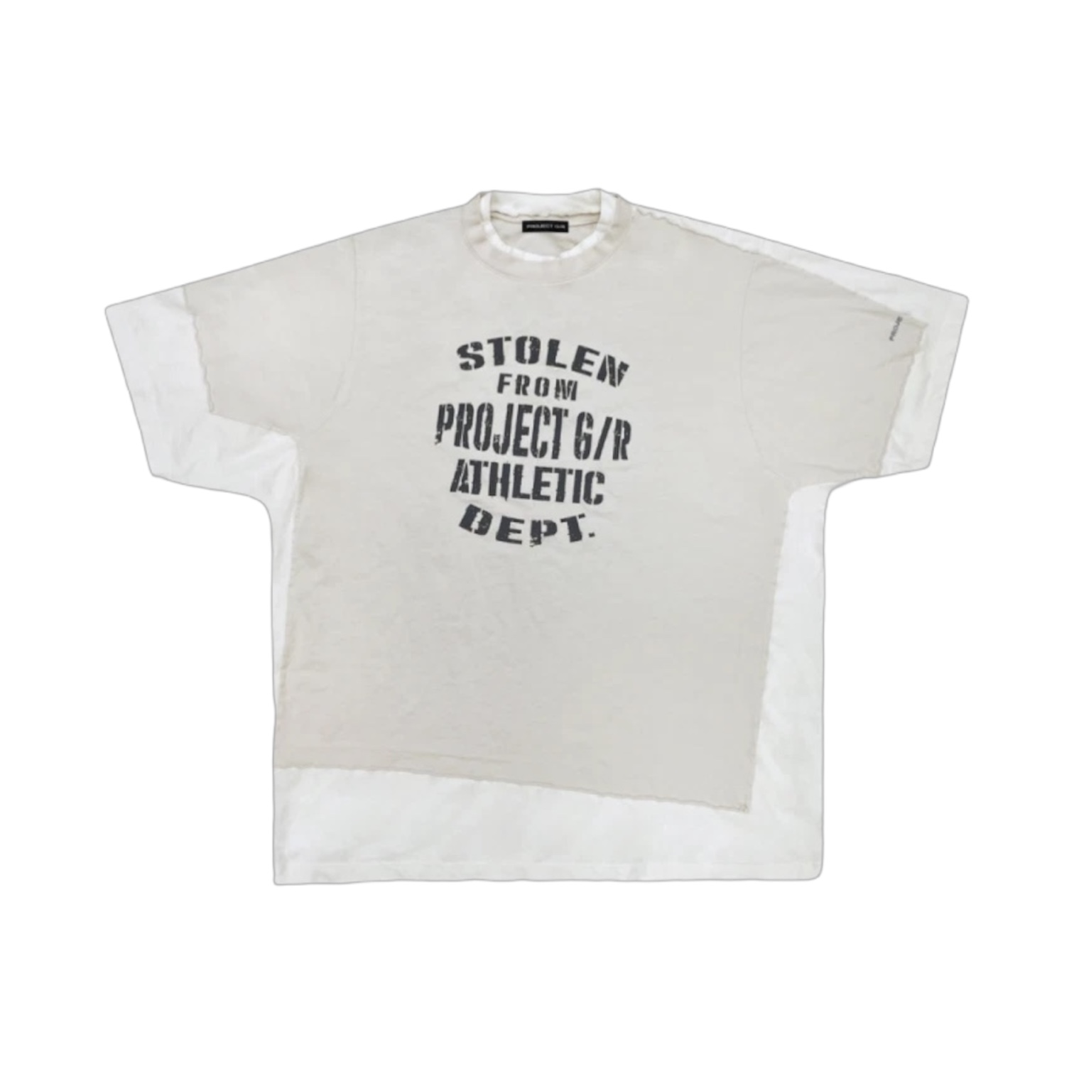 “Trompe-L'œil Double” Tee (White) — Project G/R