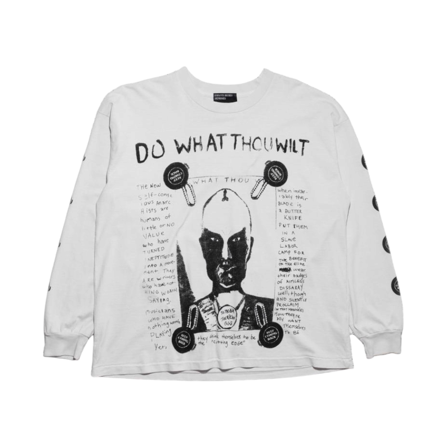 “Do What Thou Wilt” Longsleeve — Enfants Riches Déprimés