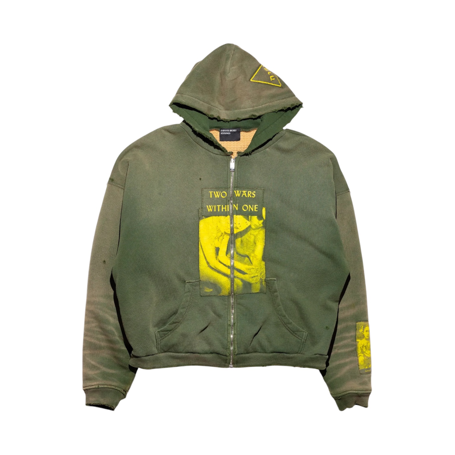 “Two Wars Within One” Zip Hoodie — Enfants Riches Déprimés