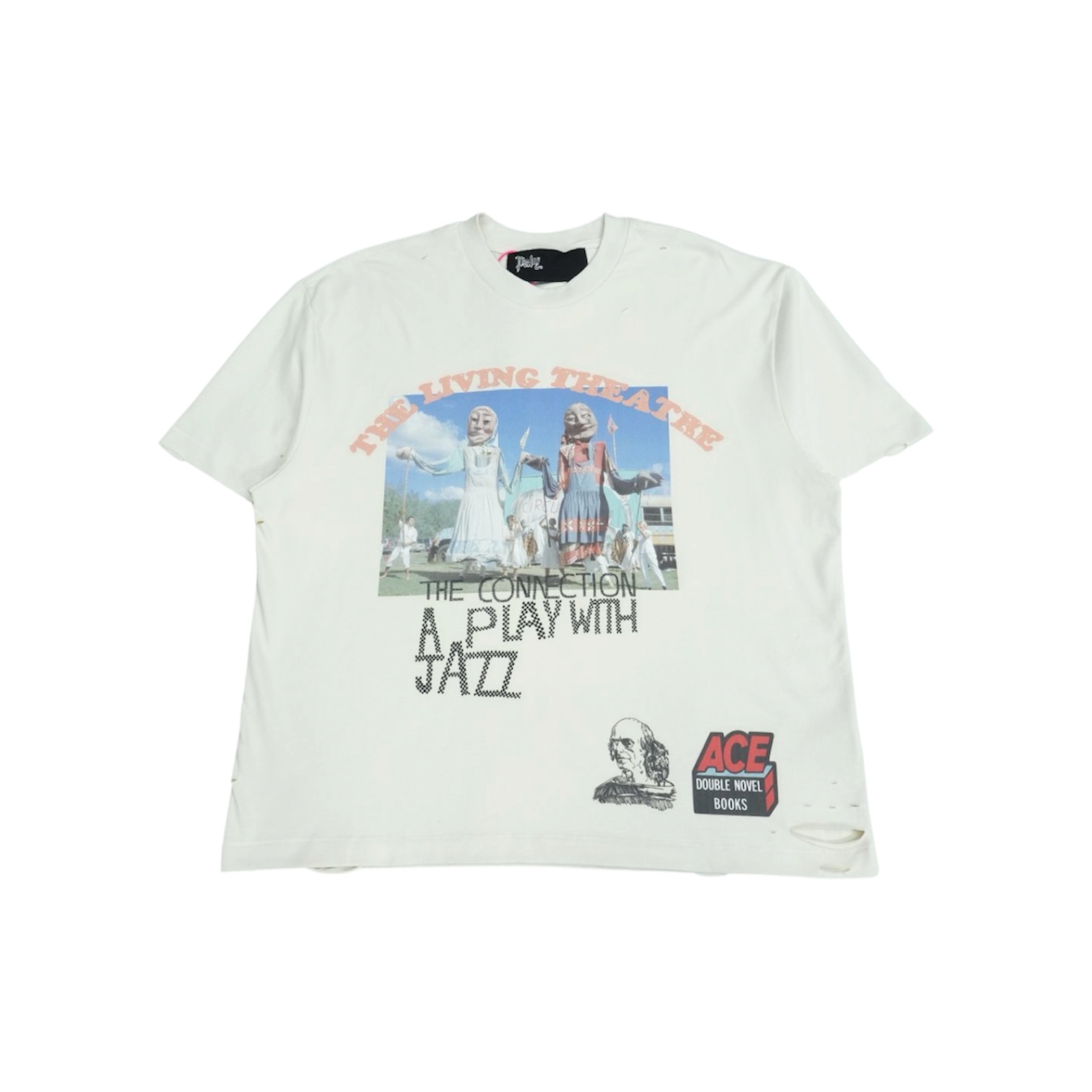 “The Living Theatre” Tee (White) — Paly Hollywood