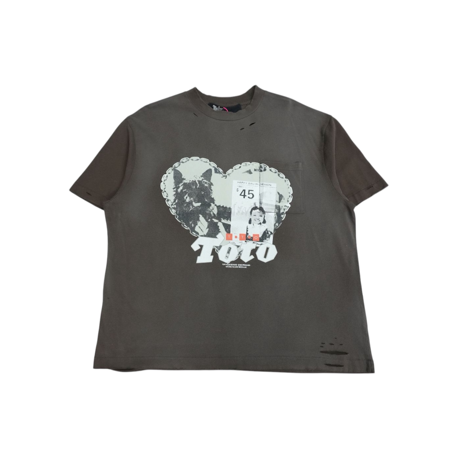 “Toto Puppy Palace” Tee (Washed Black) — Paly Hollywood