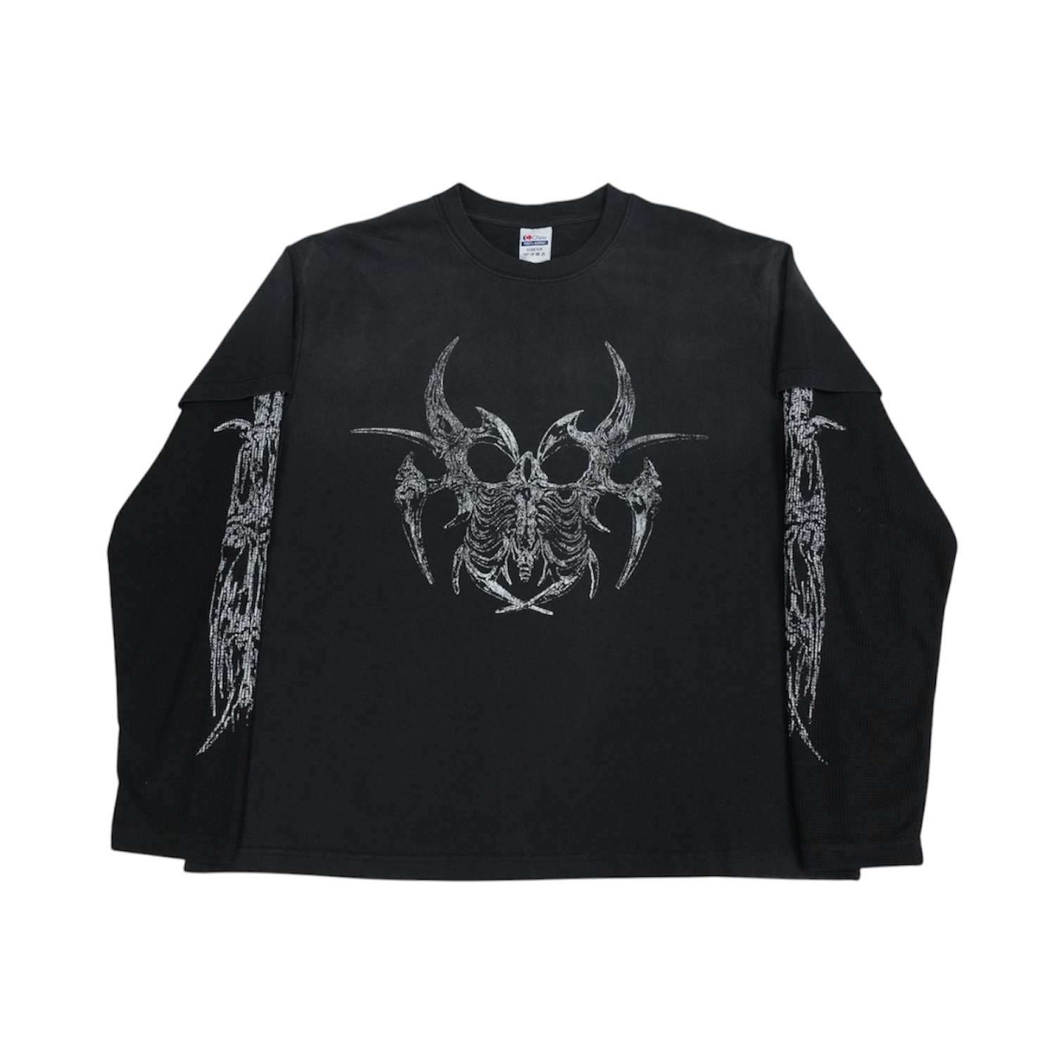 “Studded Roach” Longsleeve (Black) — Chew Forever