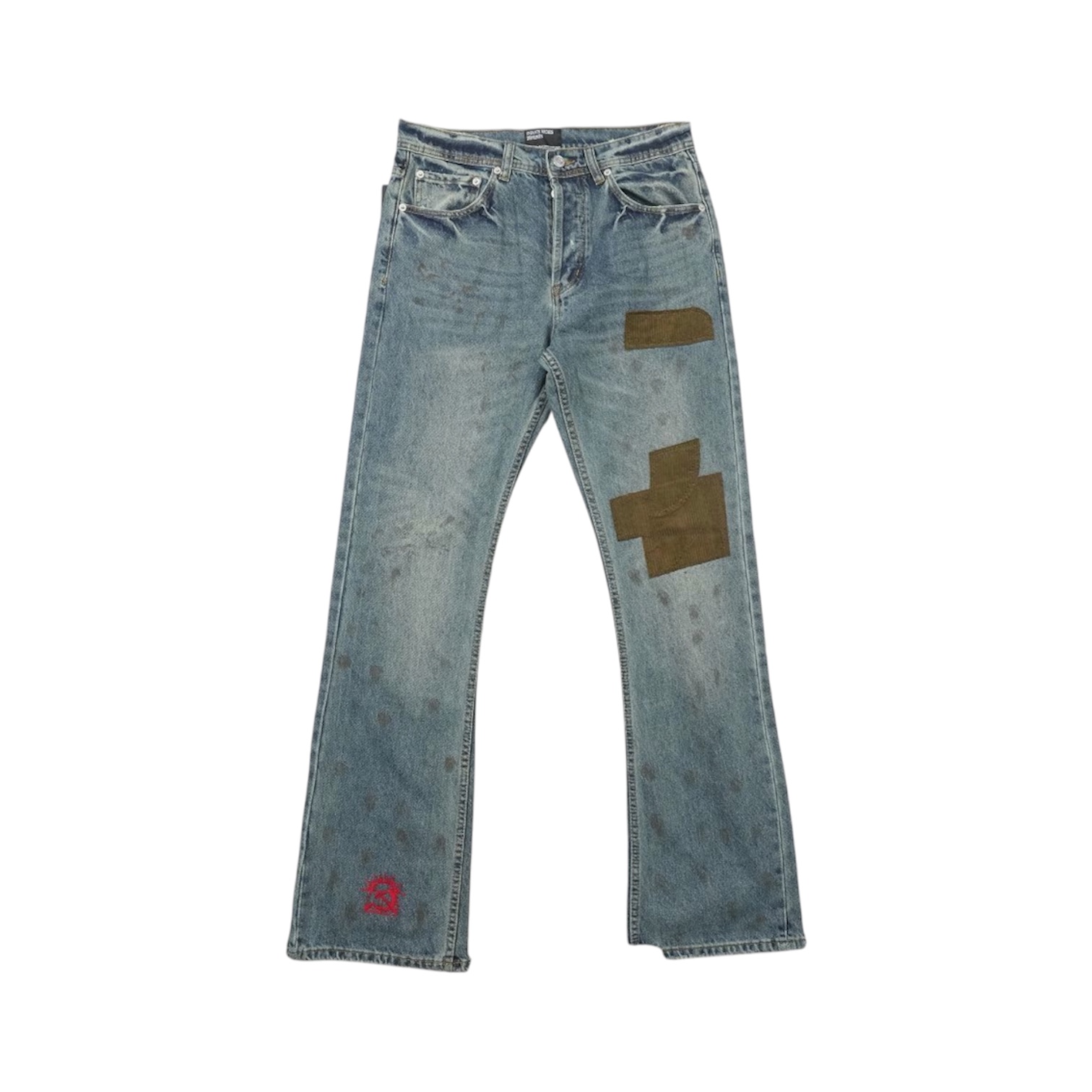 “Patchwork” Jeans (Blue) — Enfants Riches Déprimés