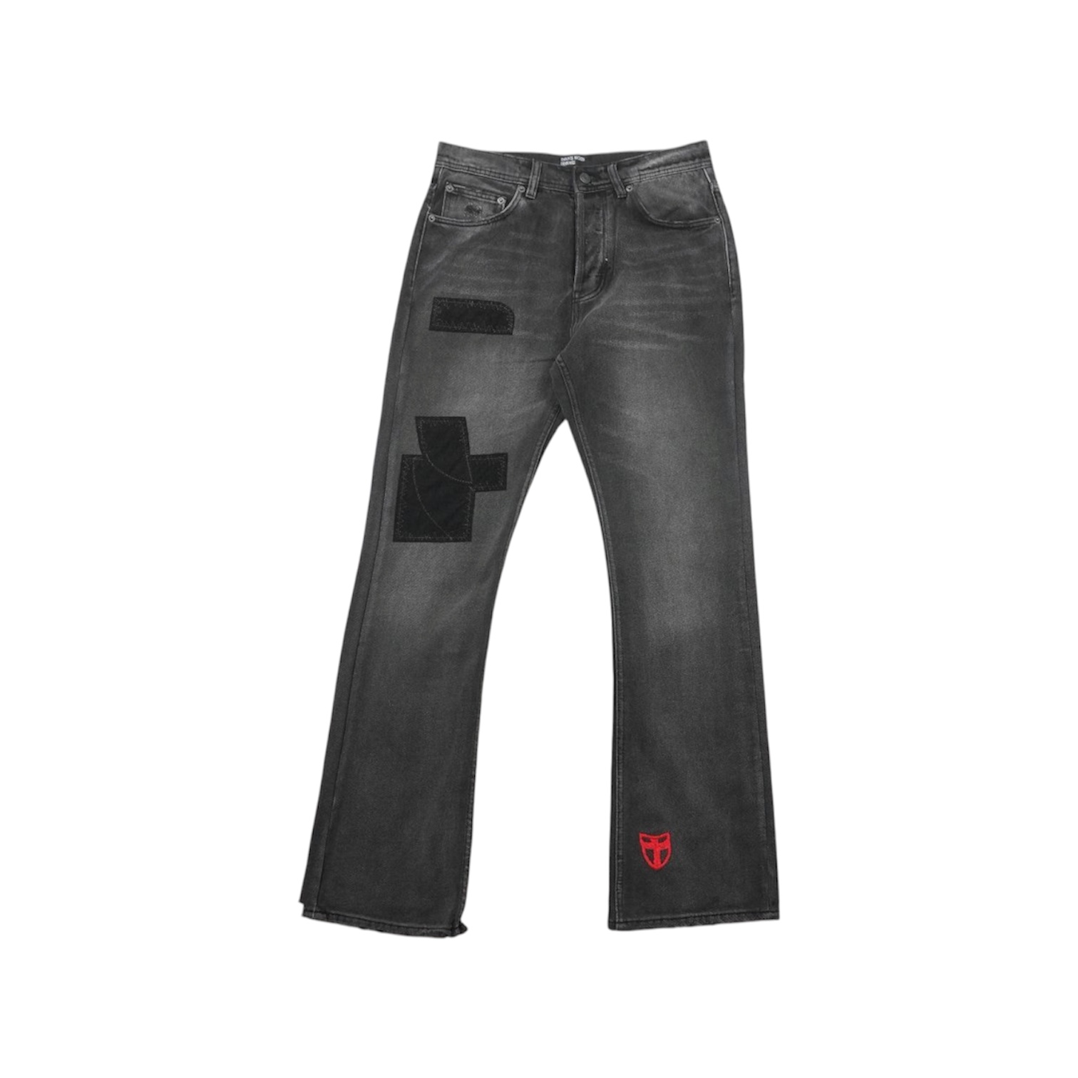 “Patchwork” Jeans (Black) — Enfants Riches Déprimés