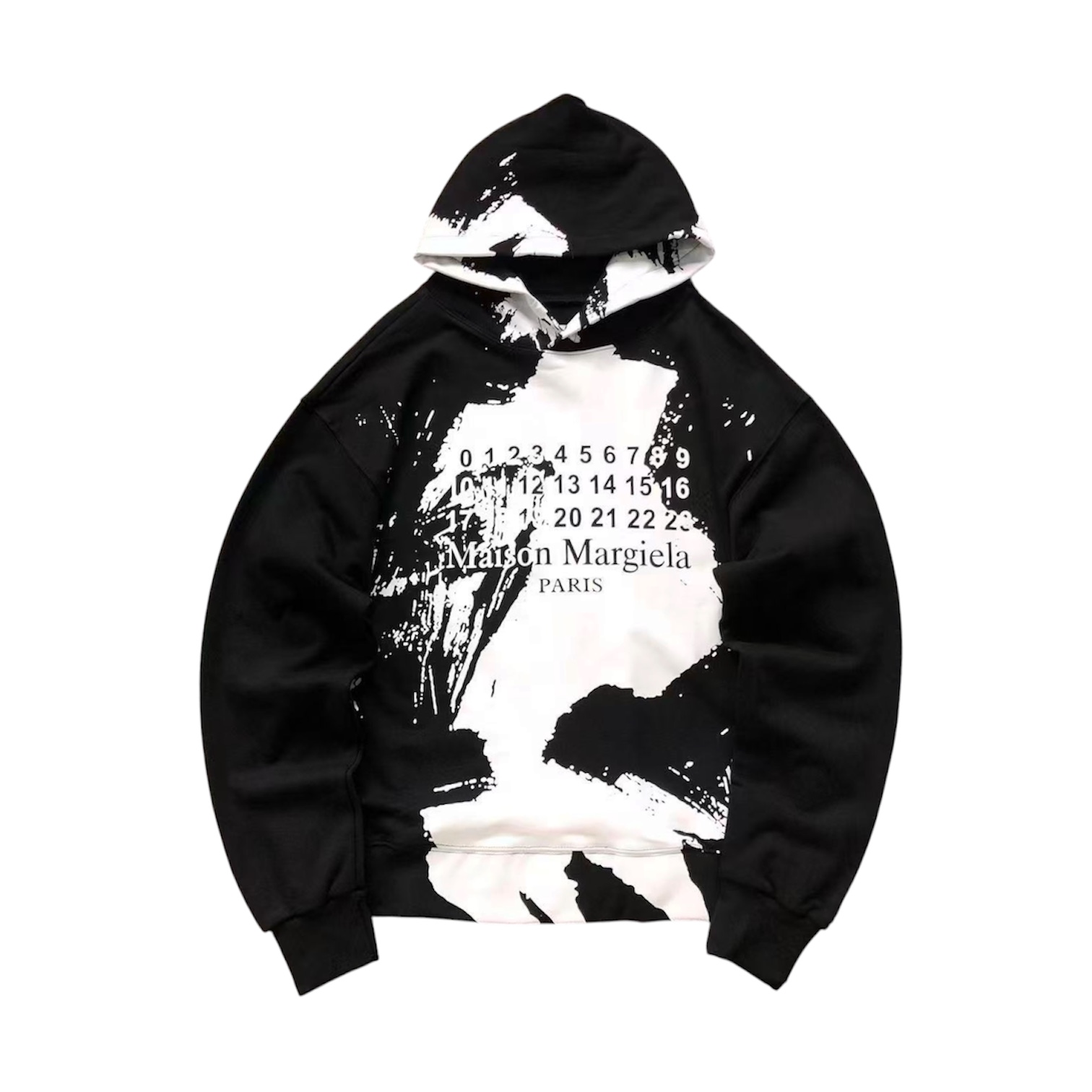 “Painted Effect” Hoodie — Maison Margiela