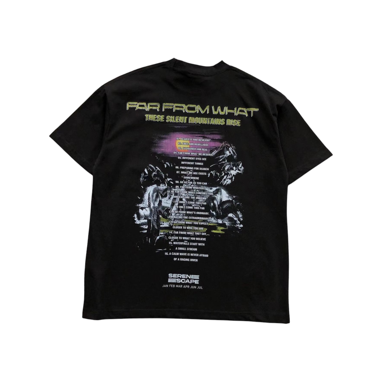 “Night Scenery Deep Mountain” Tee — Far From What