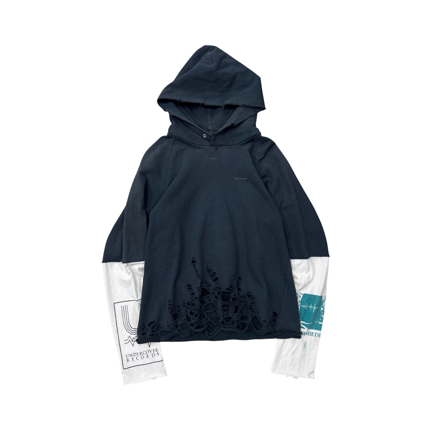 “Docking Distressed” Hoodie (Black) — Undercover