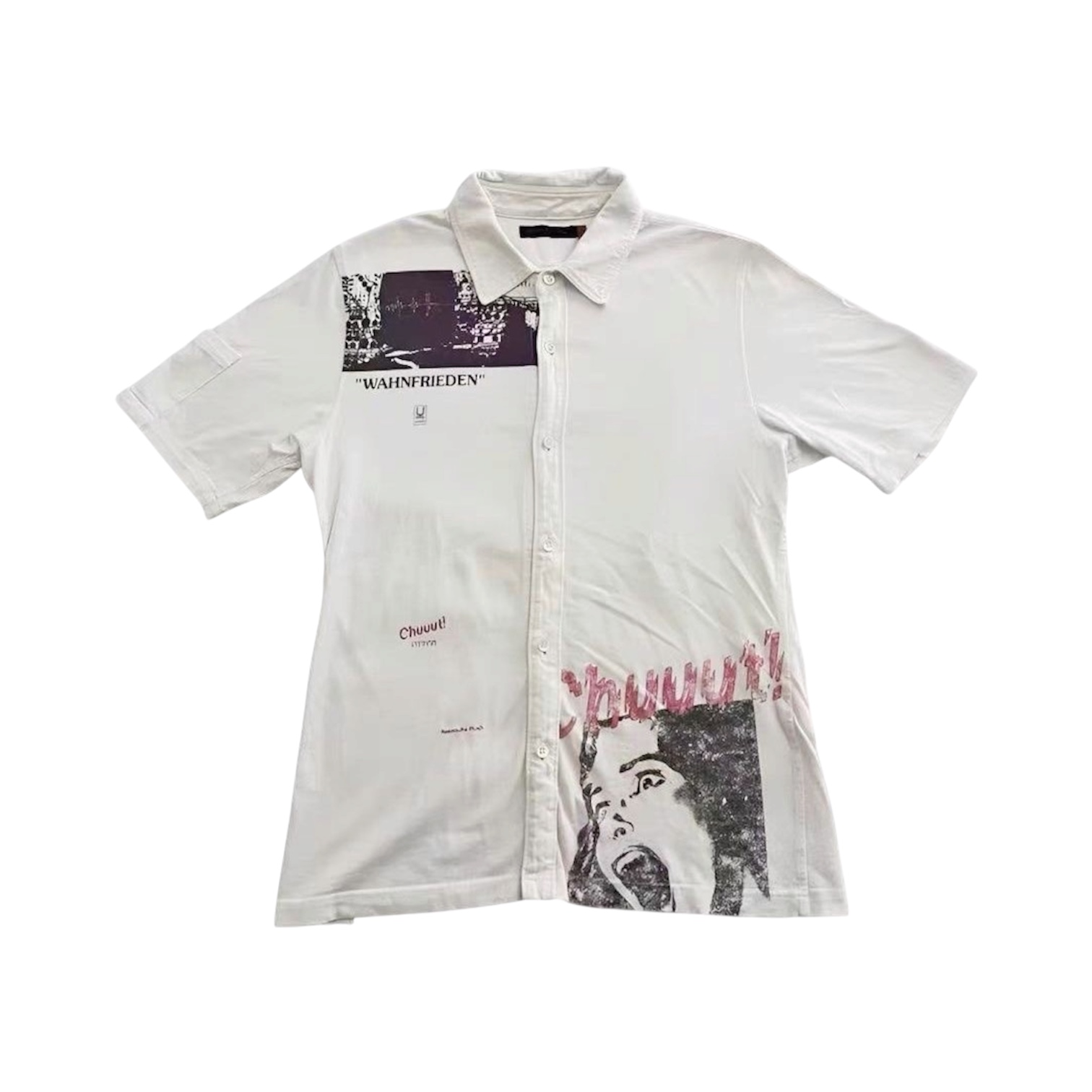 “Chuuut Graphic” Shirt (White) — Undercover