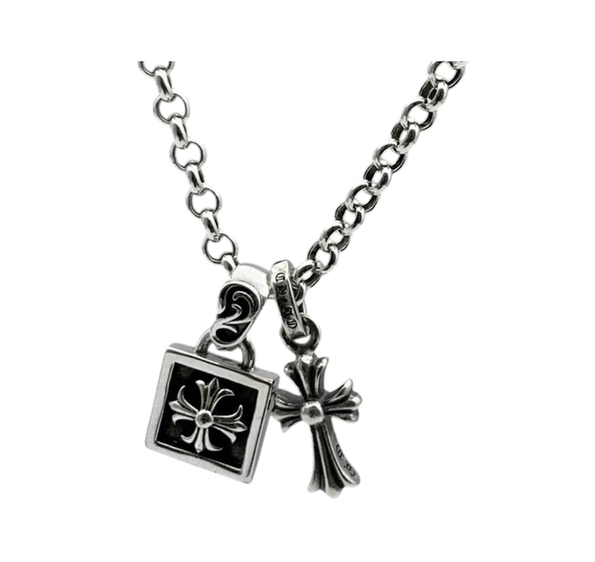 “Double Charm” Necklace — Chrome Hearts