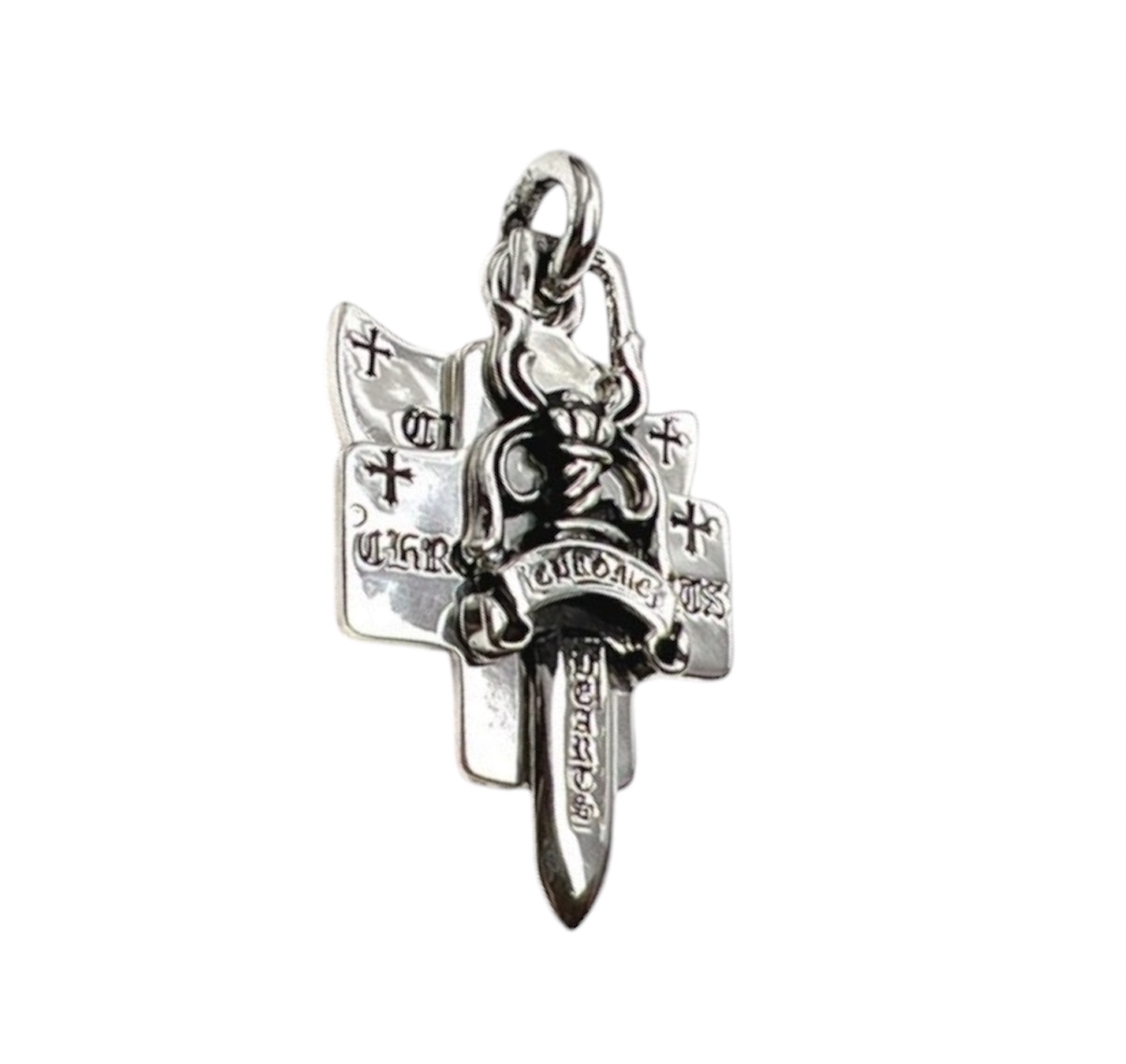 “Triple Charm” Pendant — Chrome Hearts