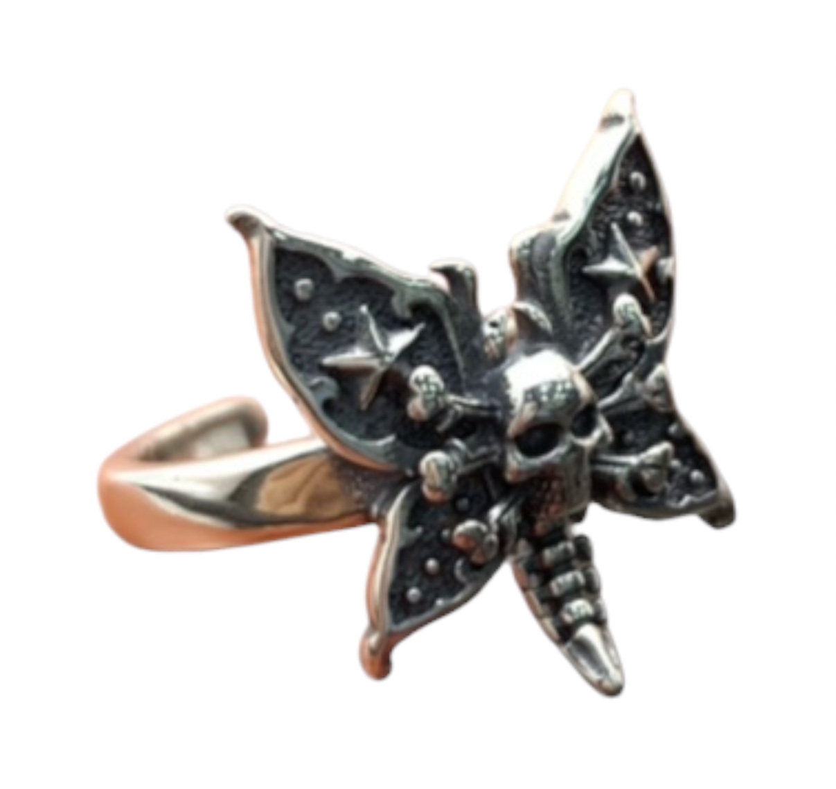 “Butterfly Skull” Ring — Chrome Hearts