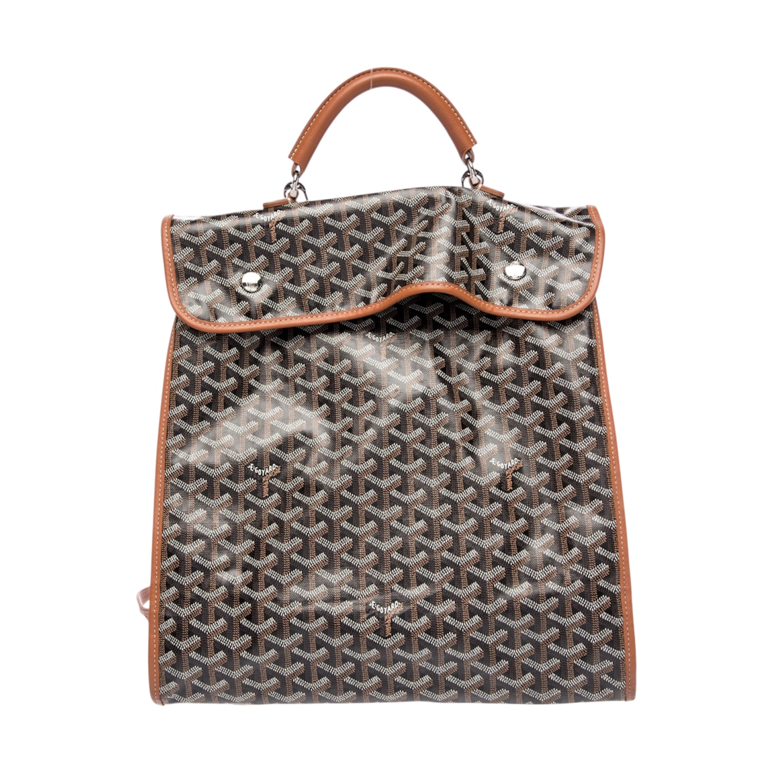 “Alpin Mini” Backpack (Black/Tan) — Goyard