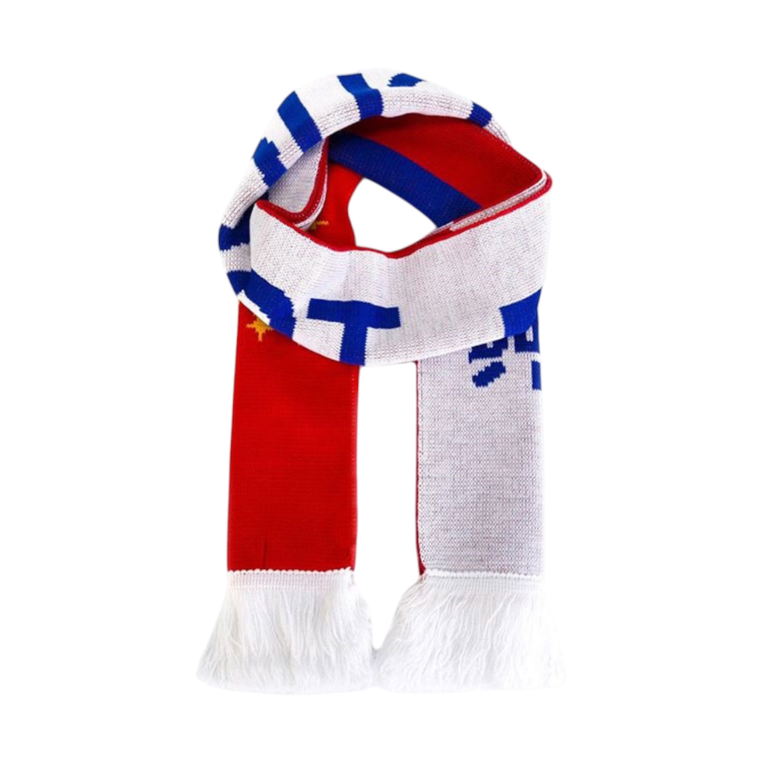 "Sport" Scarf (Red / White / Flags) — Gosha Rubchinskiy
