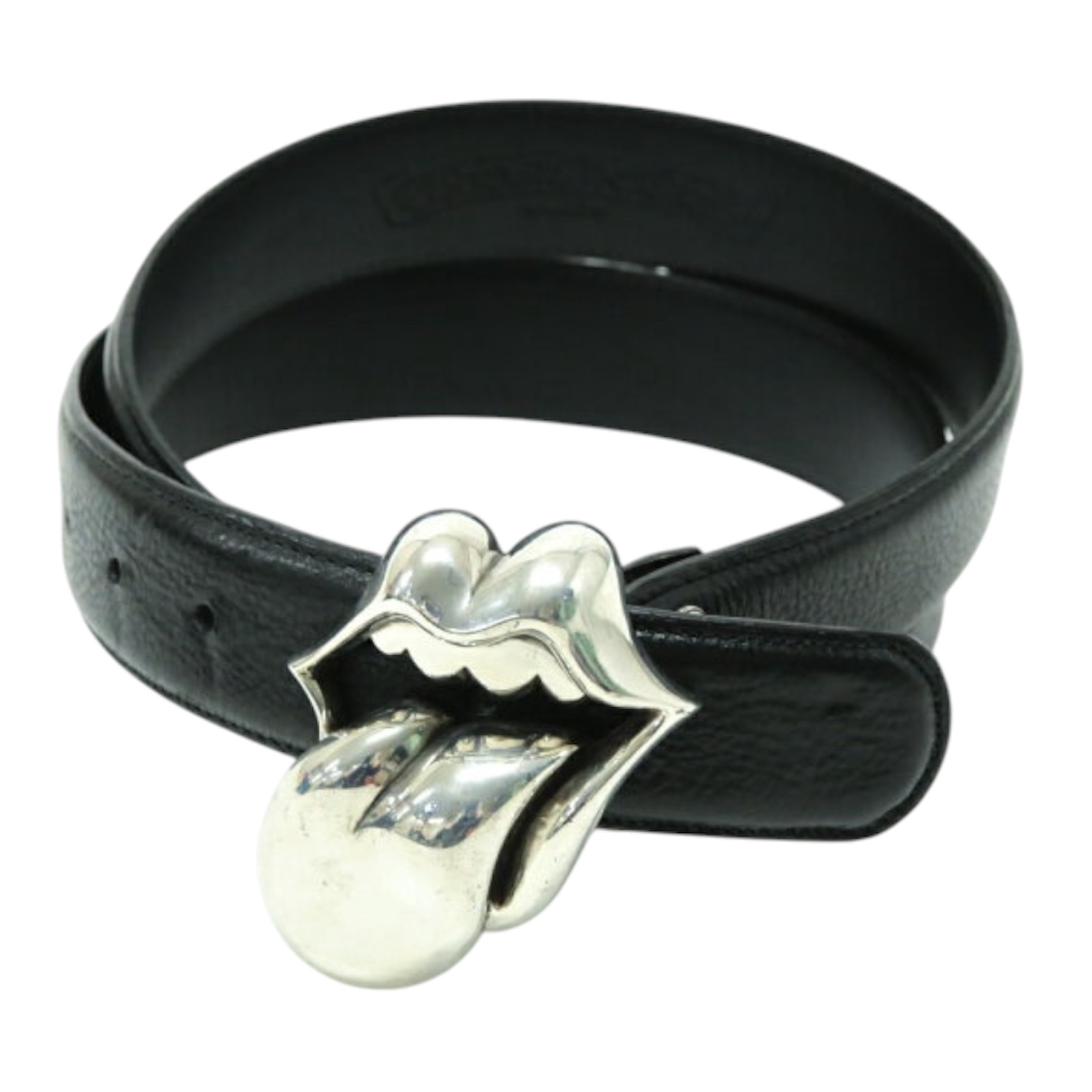 "Classic Lips & Tongue" Belt — Chrome Hearts