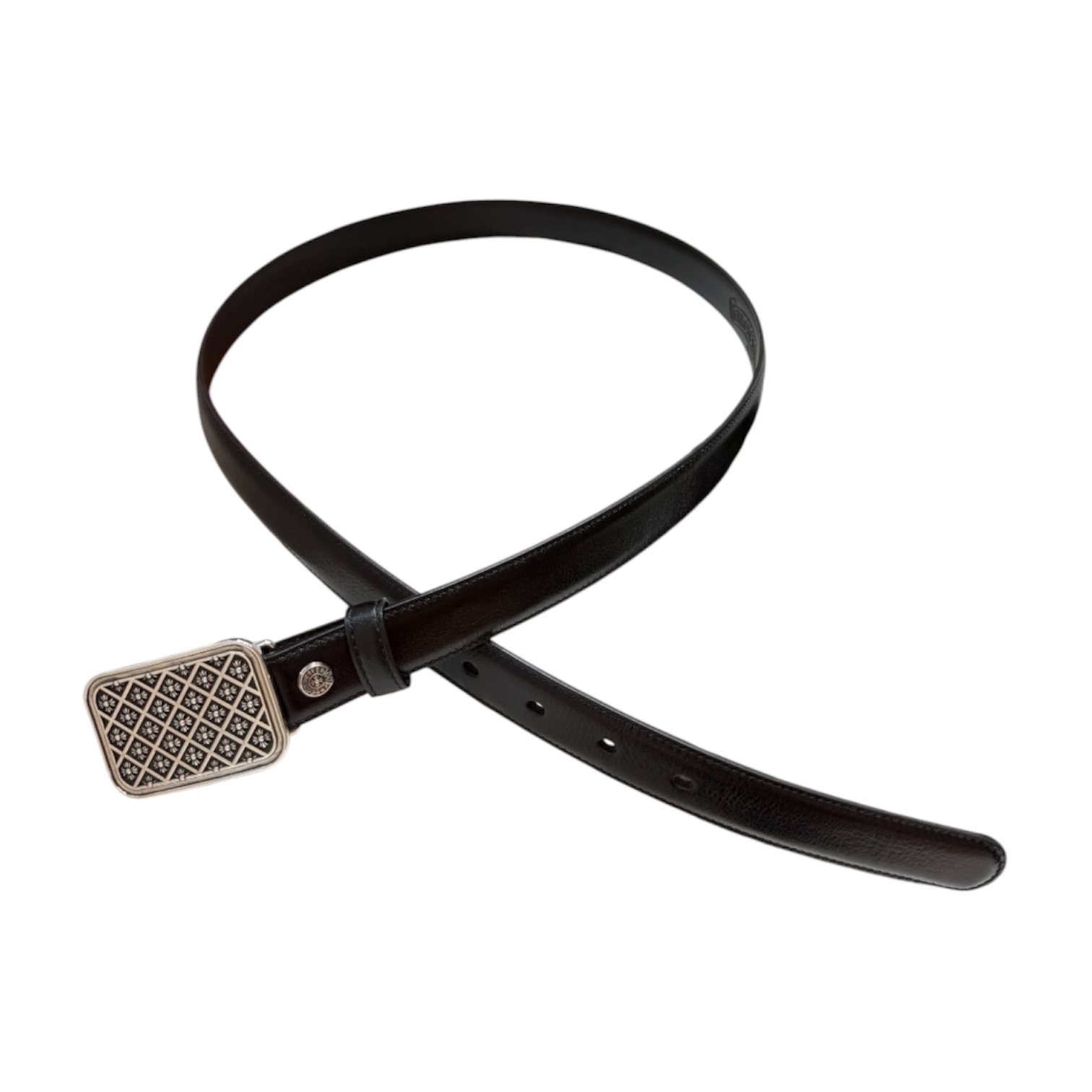 “Square Pyramid Studs Buckle” Belt — Chrome Hearts